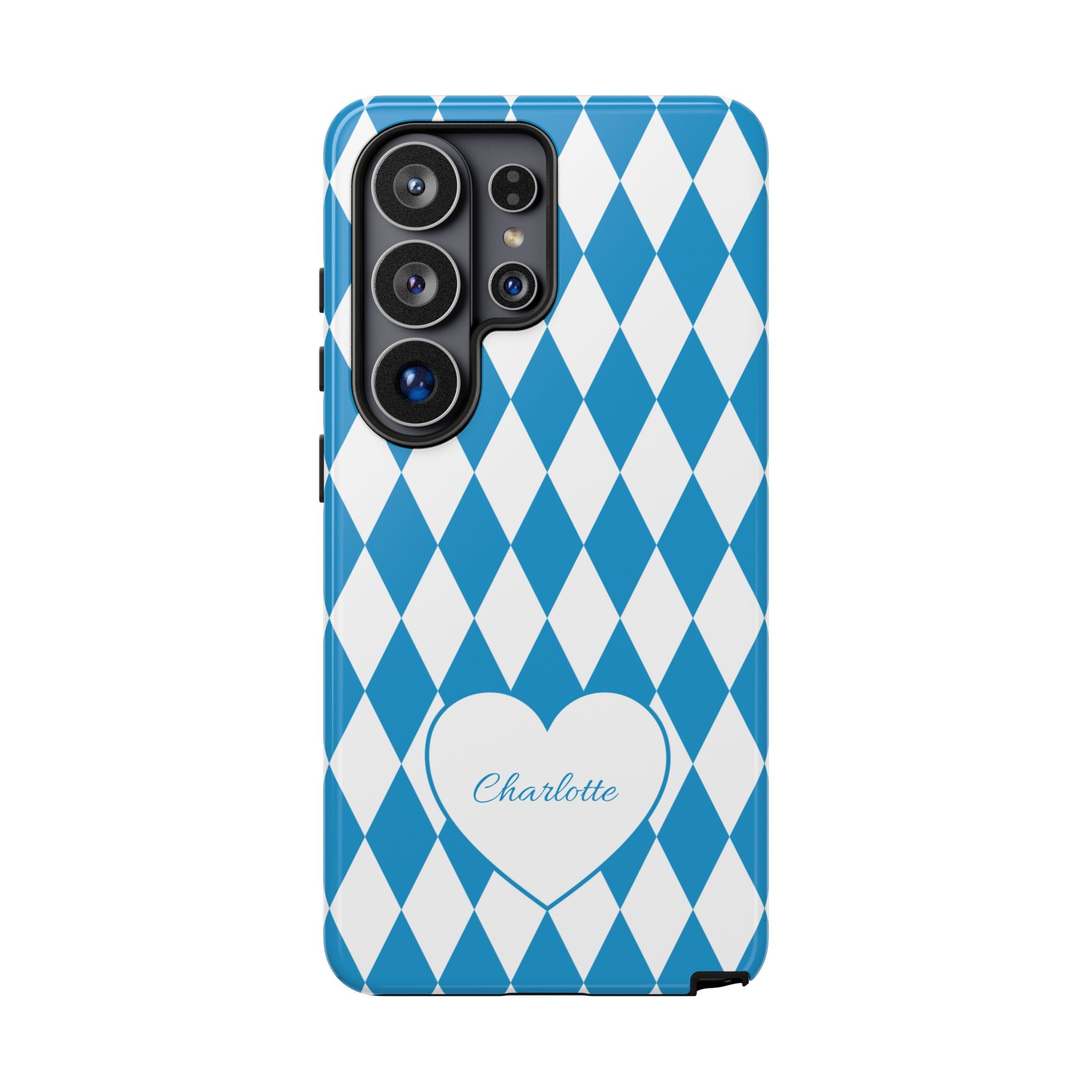 BAYERN BLAU WEISS – Personalisierte Handyhülle mit Dual-Layer-Schutz