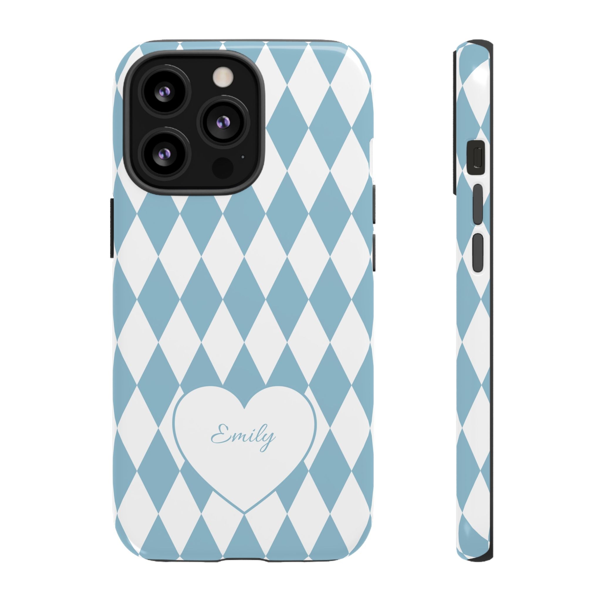 BAYERN HELLBLAU WEISS – Personalisierte Handyhülle mit Dual-Layer-Schutz