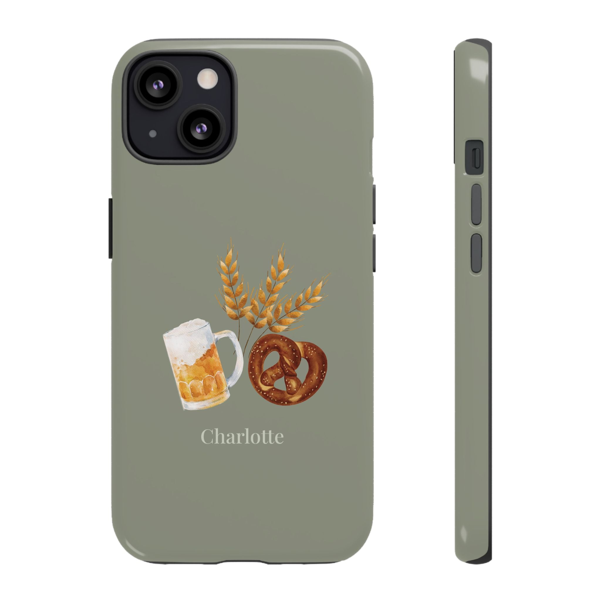 WIESN-SCHMANKERL SALBEI – Personalisierte Handyhülle mit Dual-Layer-Schutz