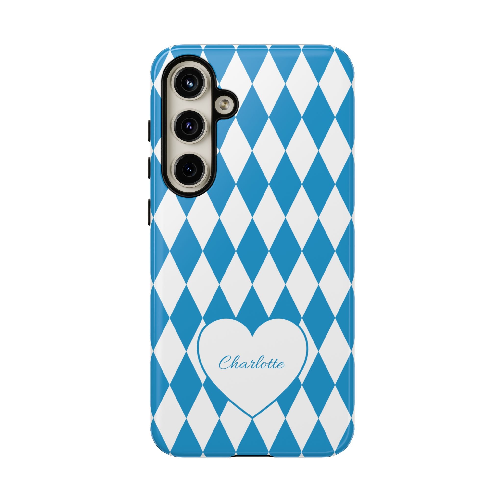 BAYERN BLAU WEISS – Personalisierte Handyhülle mit Dual-Layer-Schutz