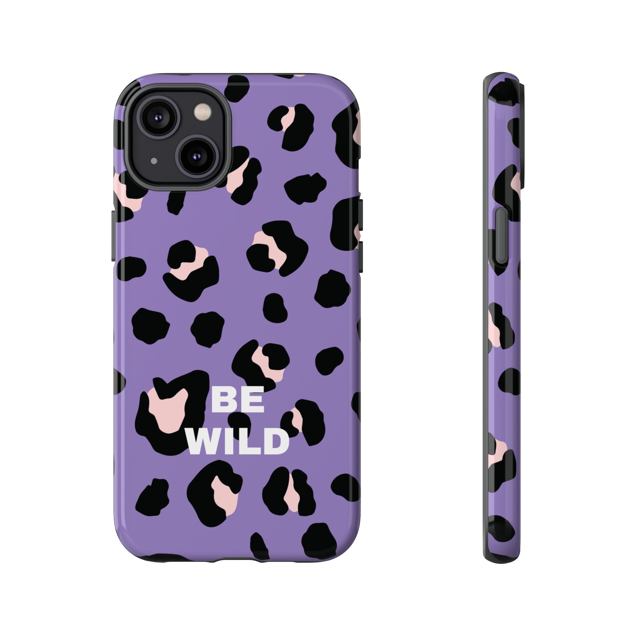 PURPLE LEO – Personalisierte Handyhülle mit Dual-Layer-Schutz