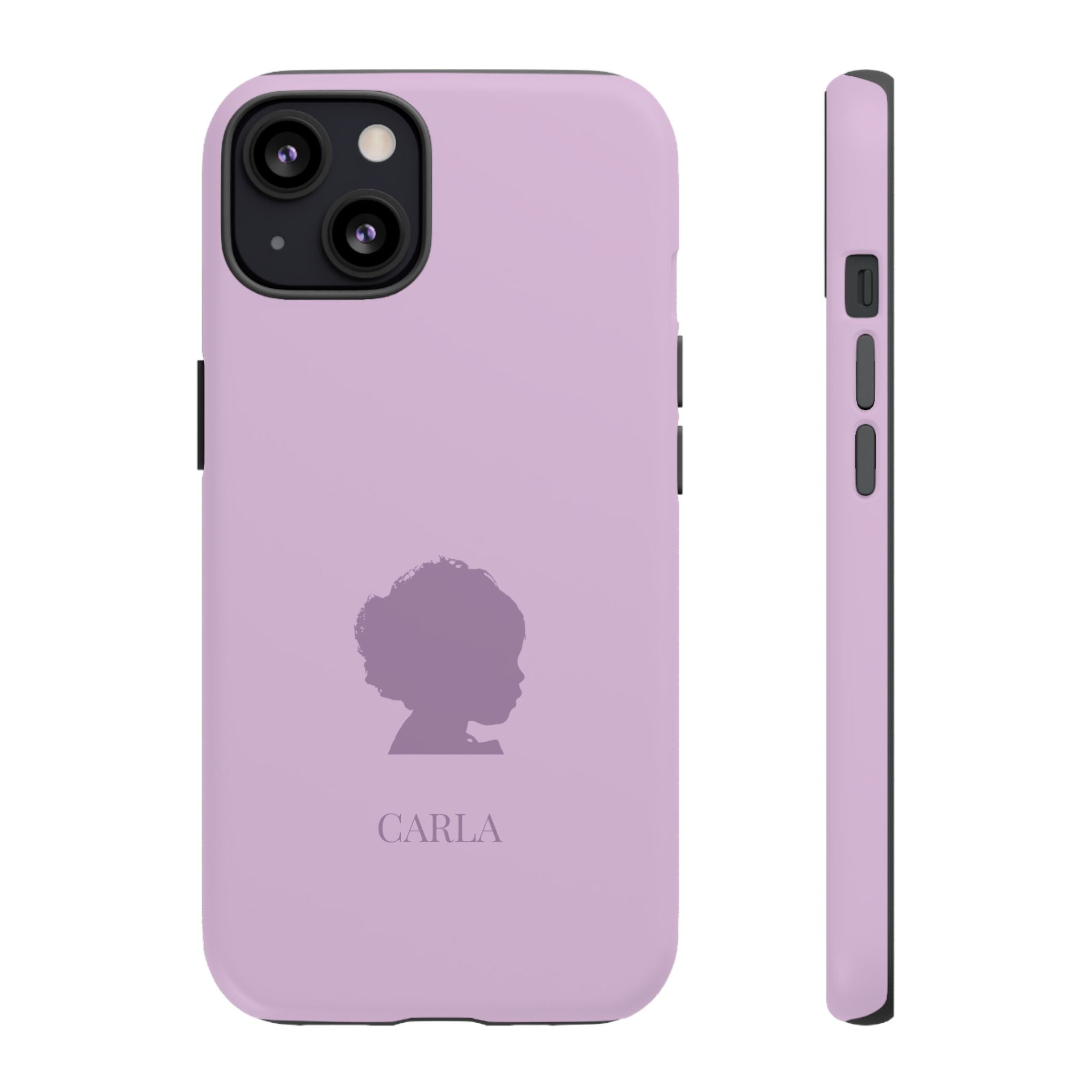 SILHOUETTE LAVENDEL – Personalisierte Handyhülle mit Dual-Layer-Schutz
