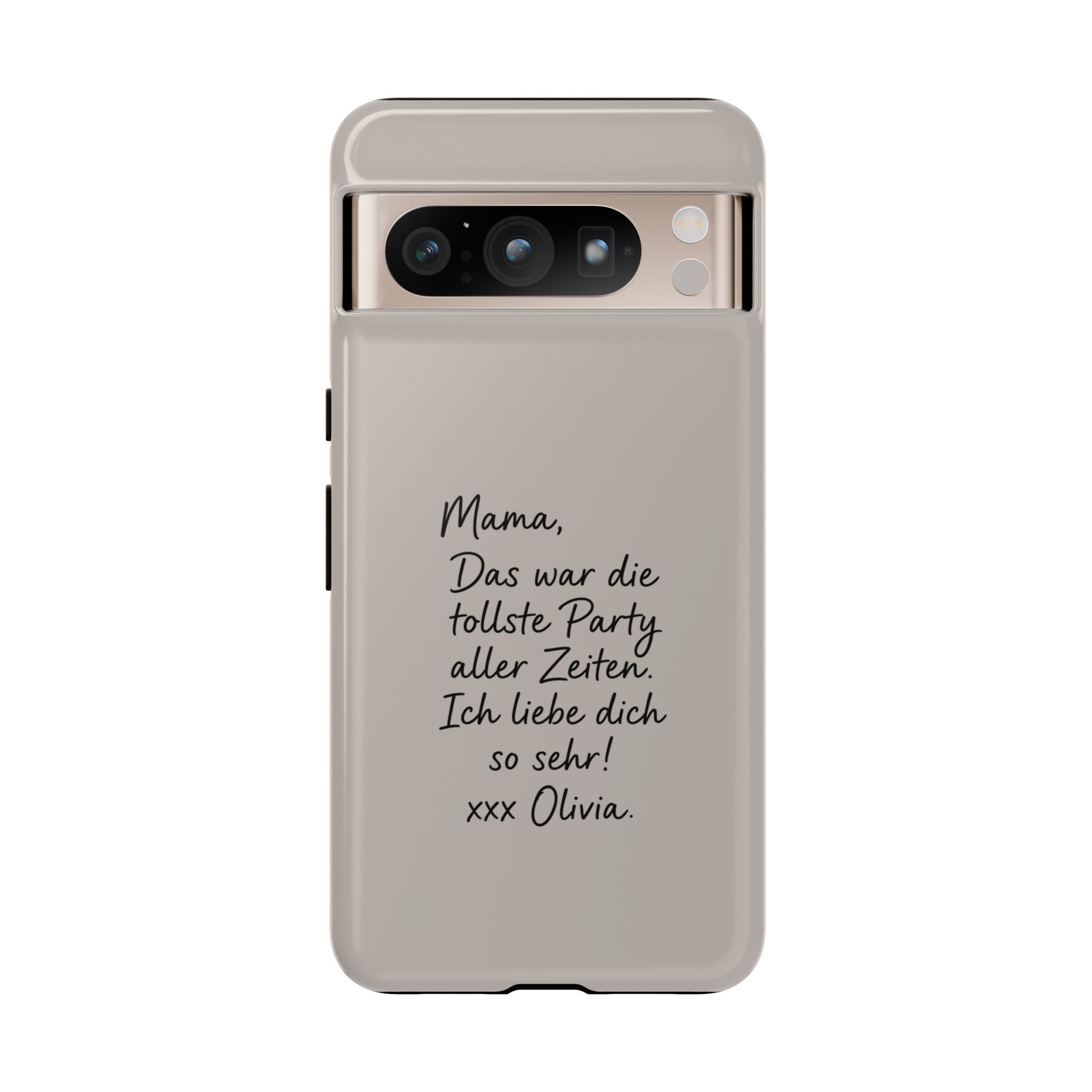 MOCCA HANDWRITTEN NOTE – Personalisierte Handyhülle mit Dual-Layer-Schutz