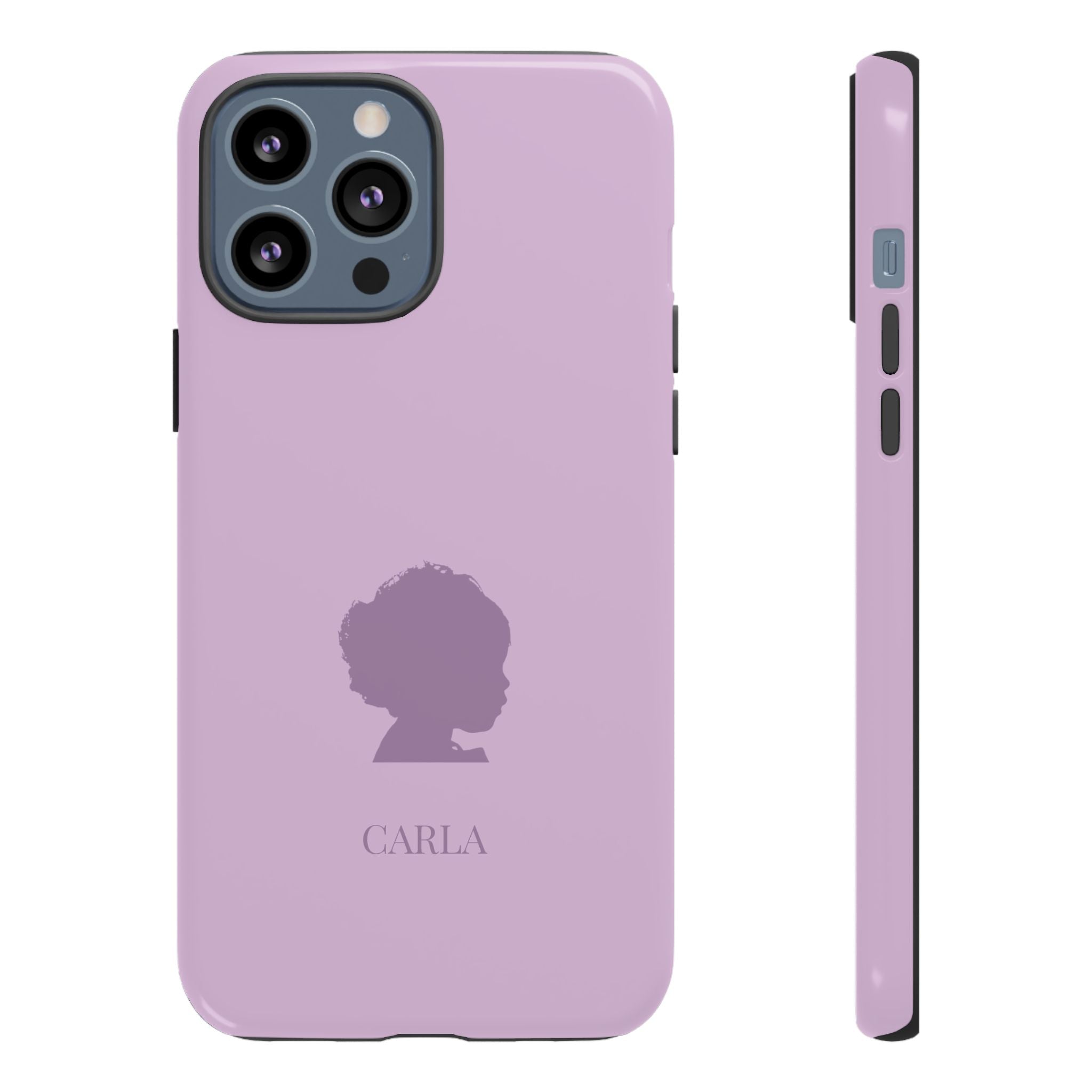SILHOUETTE LAVENDEL – Personalisierte Handyhülle mit Dual-Layer-Schutz