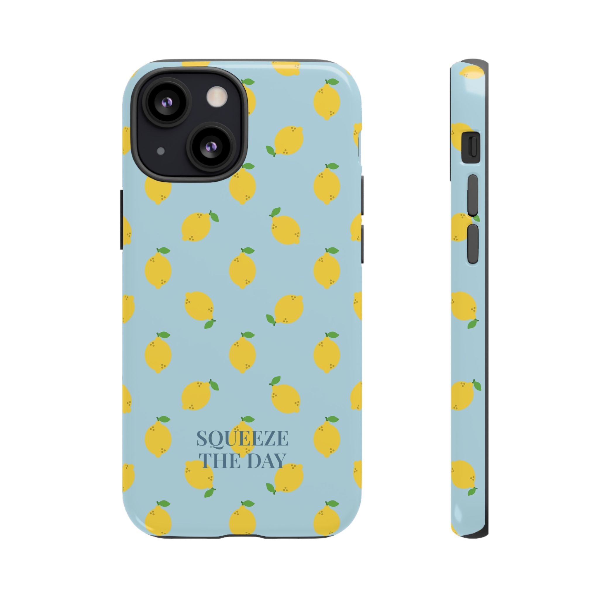 LEMONS BLUE SKY – Personalisierte Handyhülle mit Dual-Layer-Schutz