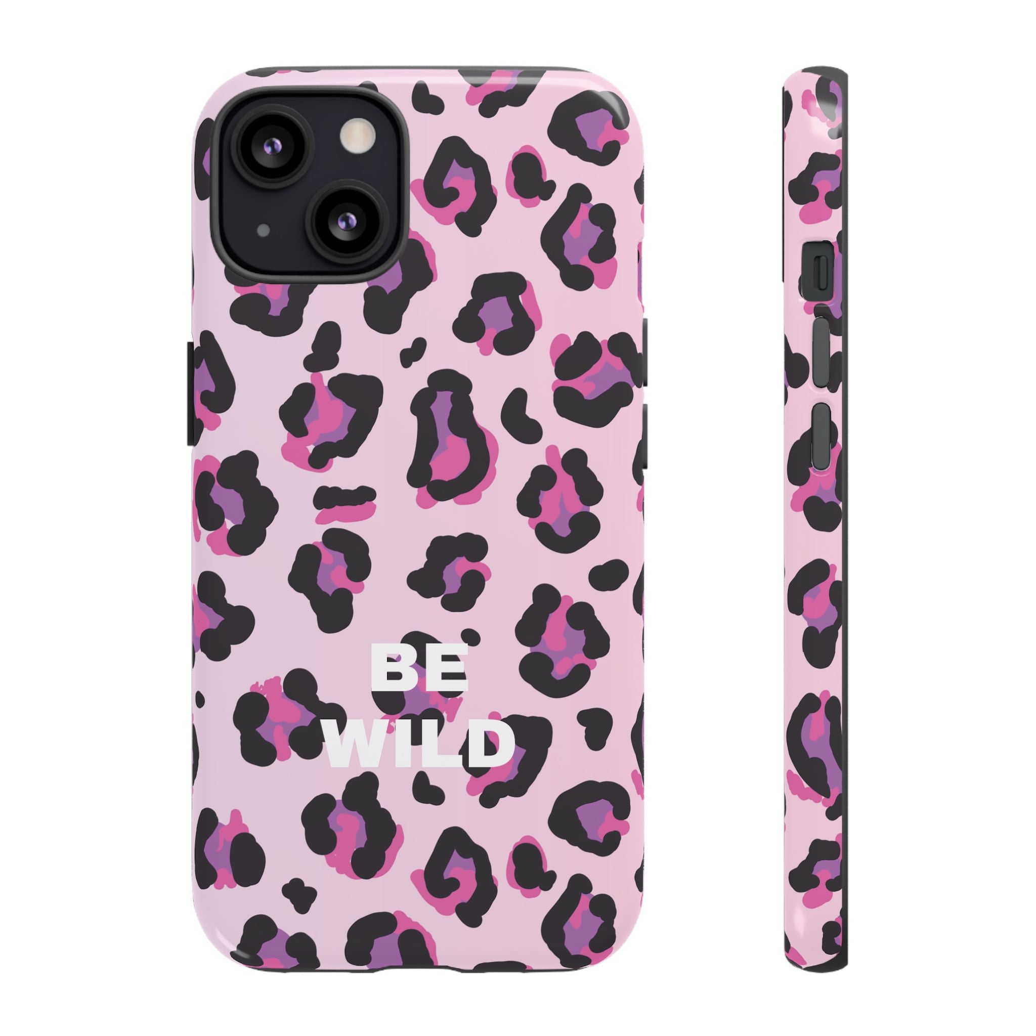 PINK LEO – Personalisierte Handyhülle mit Dual-Layer-Schutz