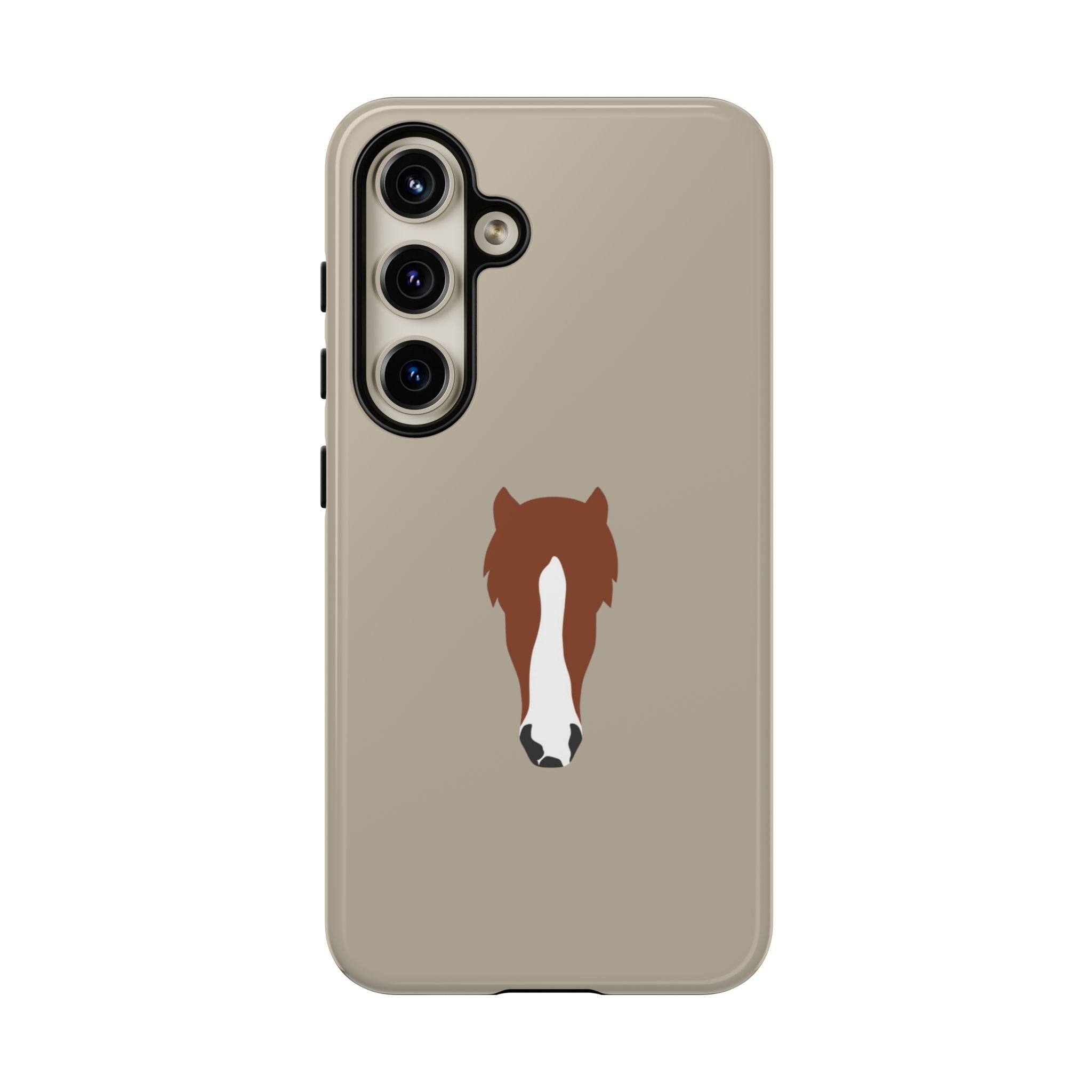 UNIQUE ANIMAL ART EDITION BEIGE – Personalisierte Handyhülle mit Dual-Layer-Schutz