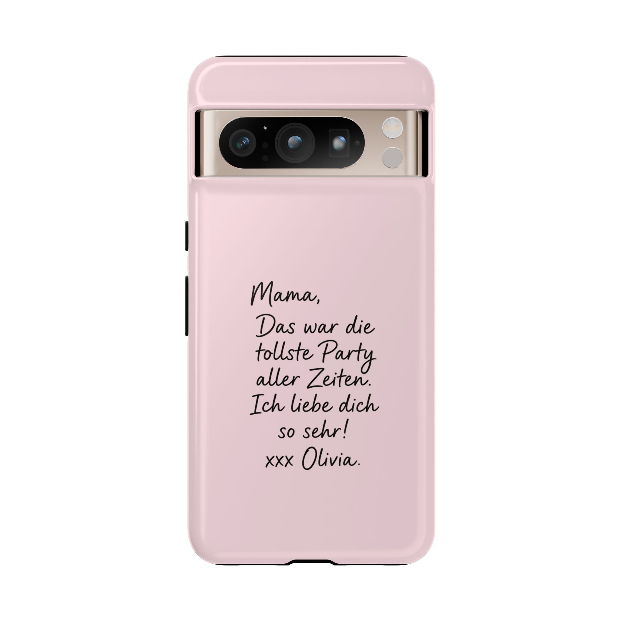 ROSE HANDWRITTEN NOTE – Personalisierte Handyhülle mit Dual-Layer-Schutz