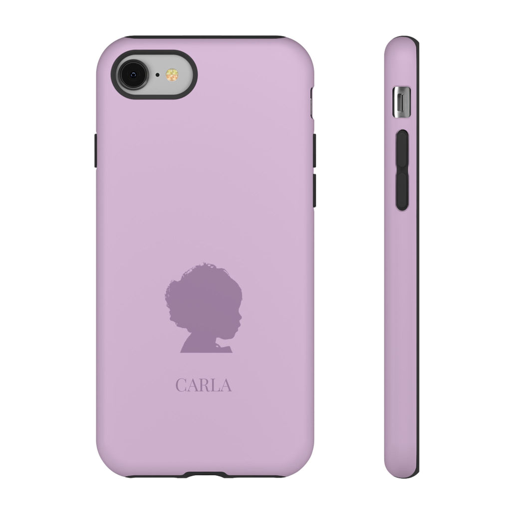 SILHOUETTE LAVENDEL – Personalisierte Handyhülle mit Dual-Layer-Schutz