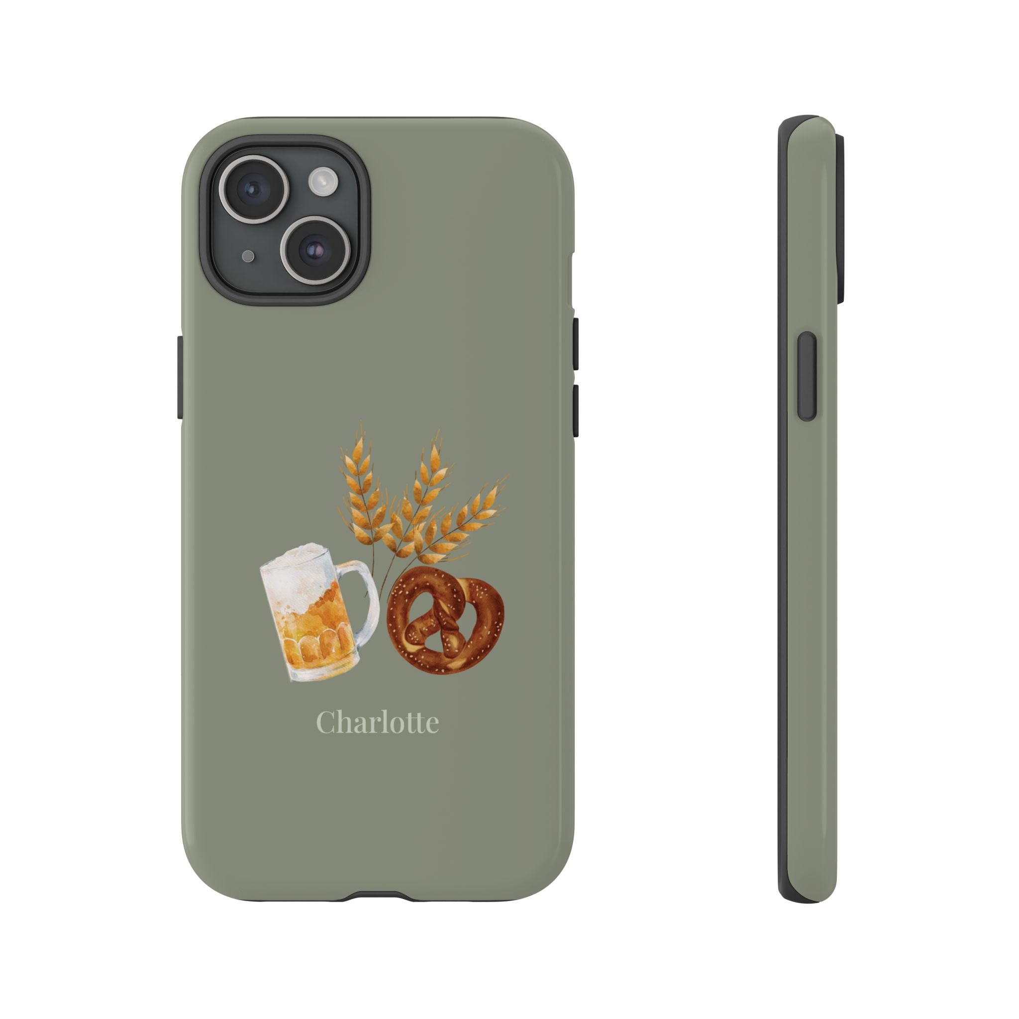 WIESN-SCHMANKERL SALBEI – Personalisierte Handyhülle mit Dual-Layer-Schutz