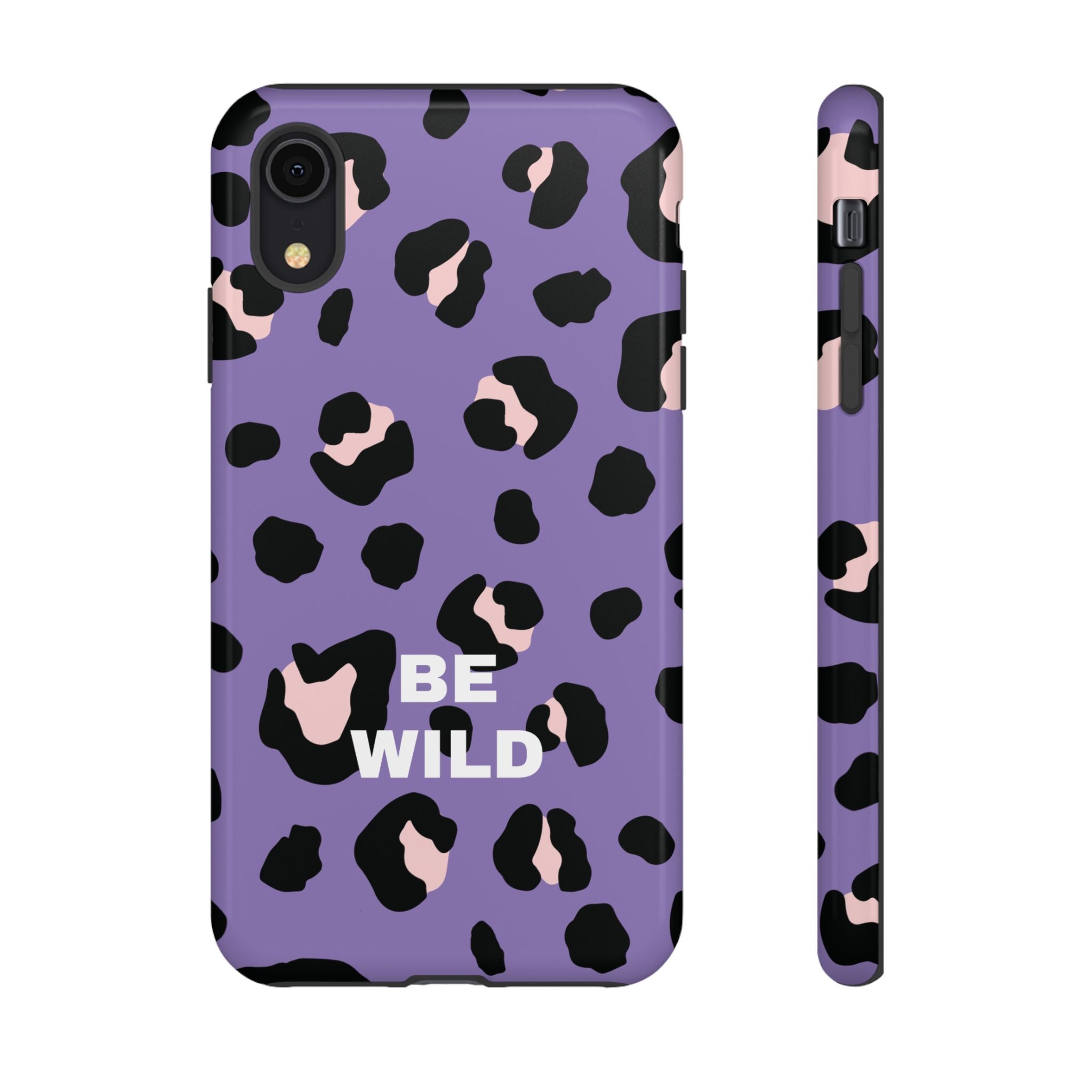 PURPLE LEO – Personalisierte Handyhülle mit Dual-Layer-Schutz