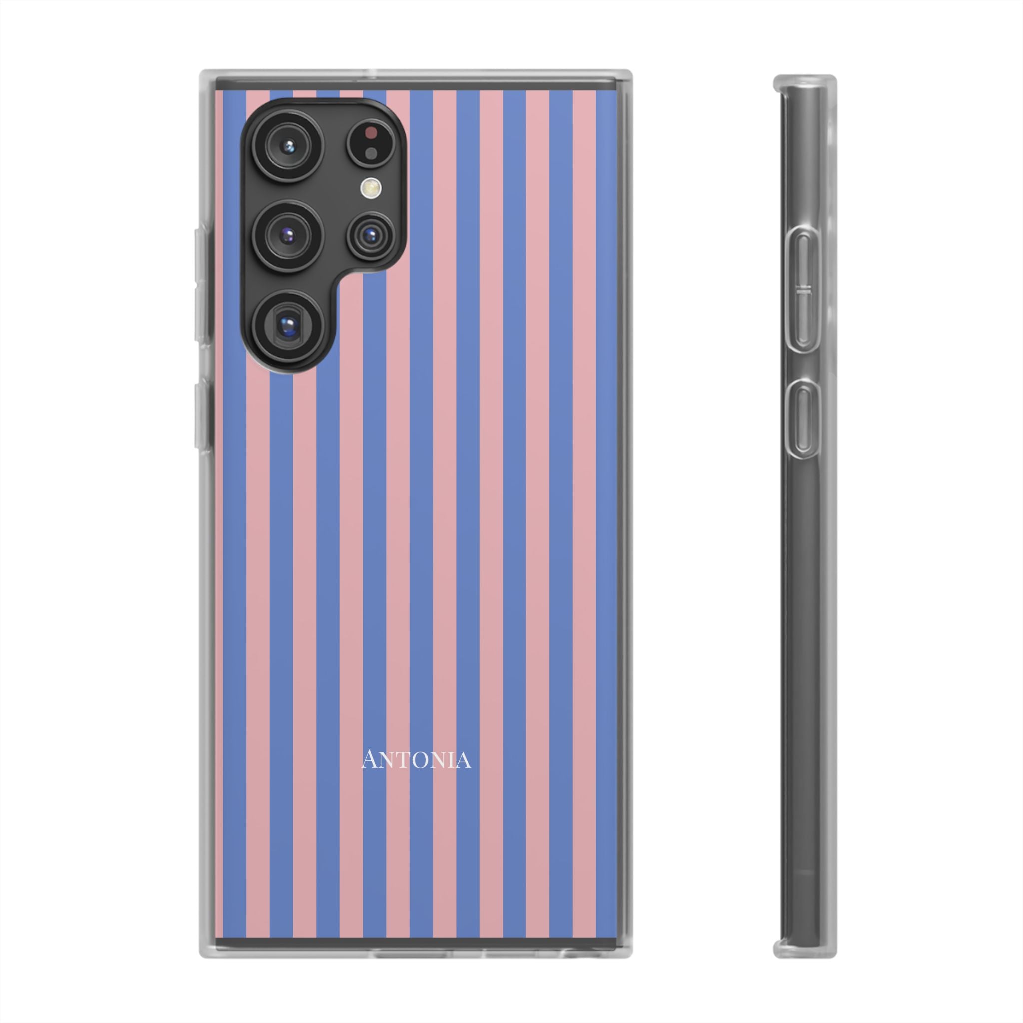 BLUE & BLUSH – Personalisierte Flex Handyhülle