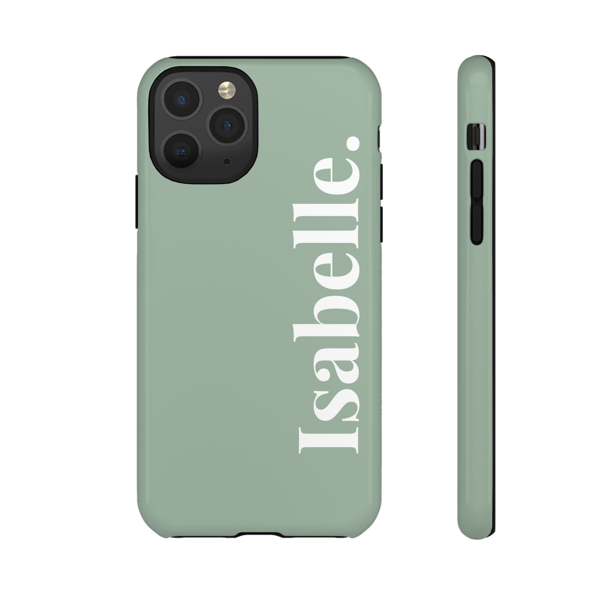 SALBEI BOLD NAME – Personalisierte Handyhülle mit Dual-Layer-Schutz