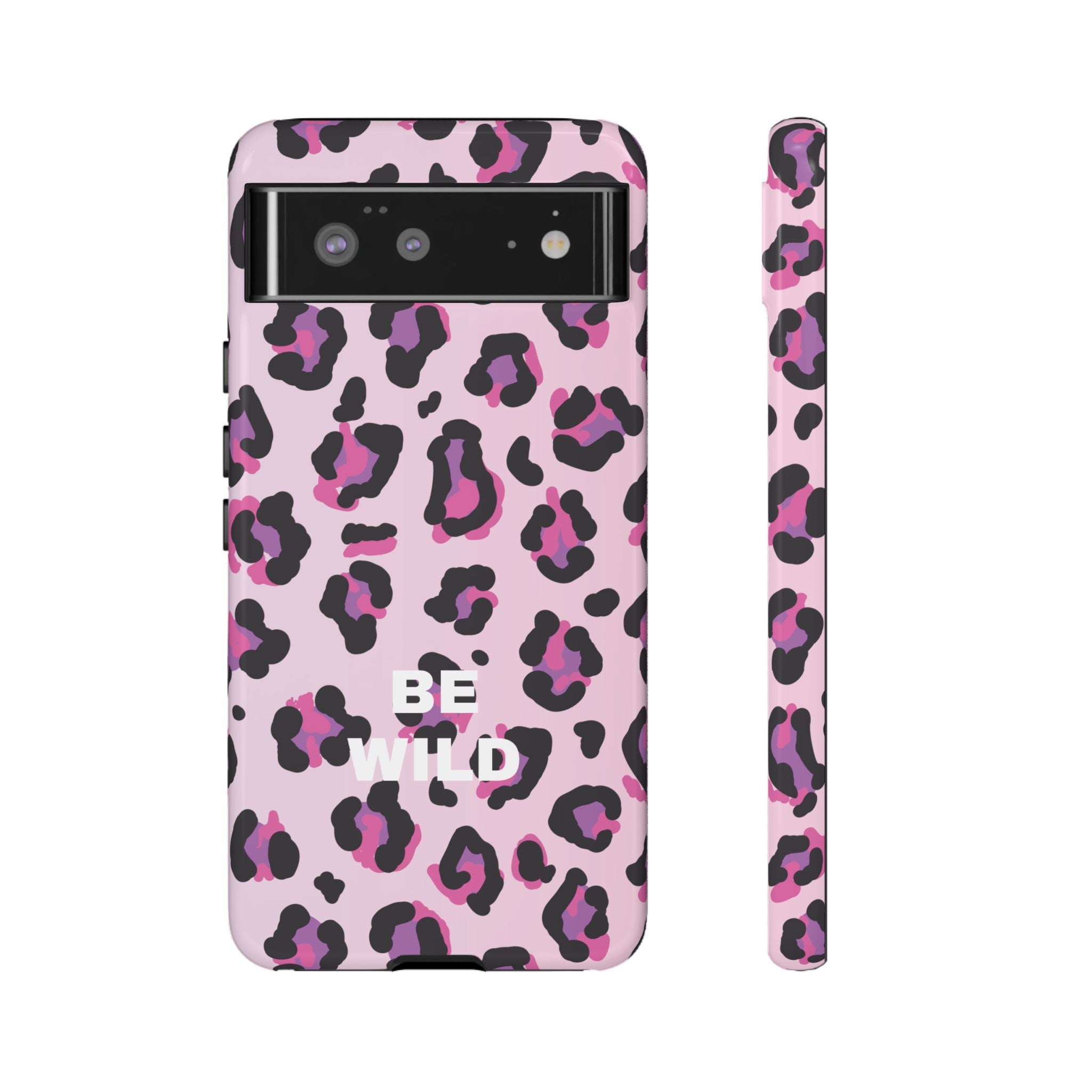 PINK LEO – Personalisierte Handyhülle mit Dual-Layer-Schutz
