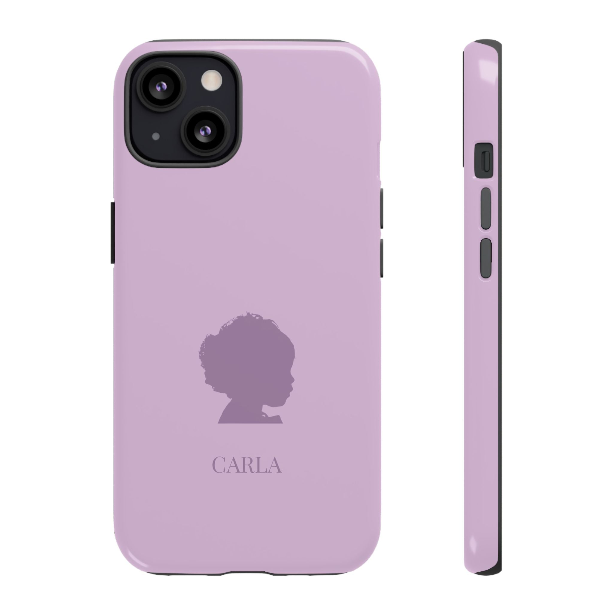 SILHOUETTE LAVENDEL – Personalisierte Handyhülle mit Dual-Layer-Schutz