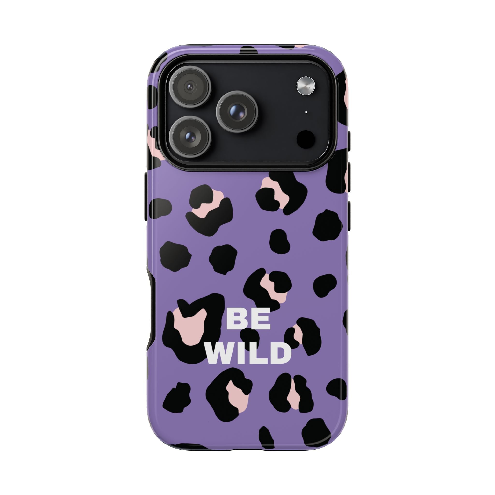 PURPLE LEO – Personalisierte Handyhülle mit Dual-Layer-Schutz