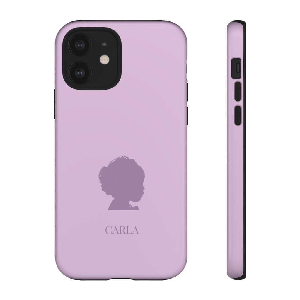 SILHOUETTE LAVENDEL – Personalisierte Handyhülle mit Dual-Layer-Schutz