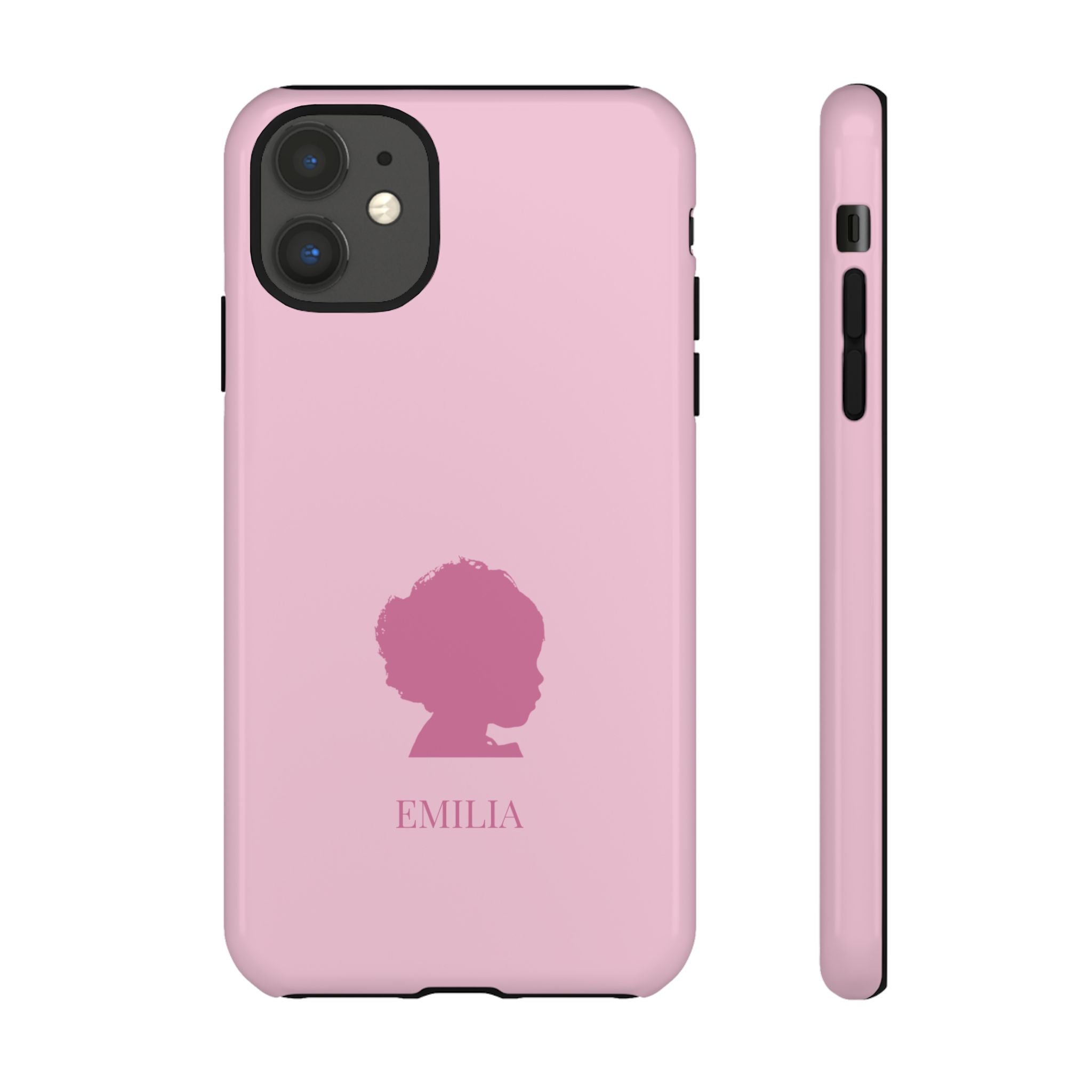 SILHOUETTE ROSE – Personalisierte Handyhülle mit Dual-Layer-Schutz