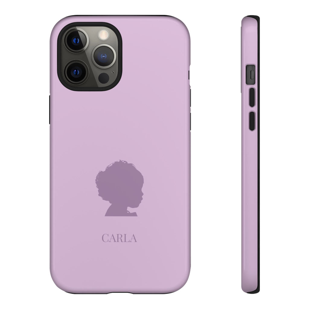 SILHOUETTE LAVENDEL – Personalisierte Handyhülle mit Dual-Layer-Schutz