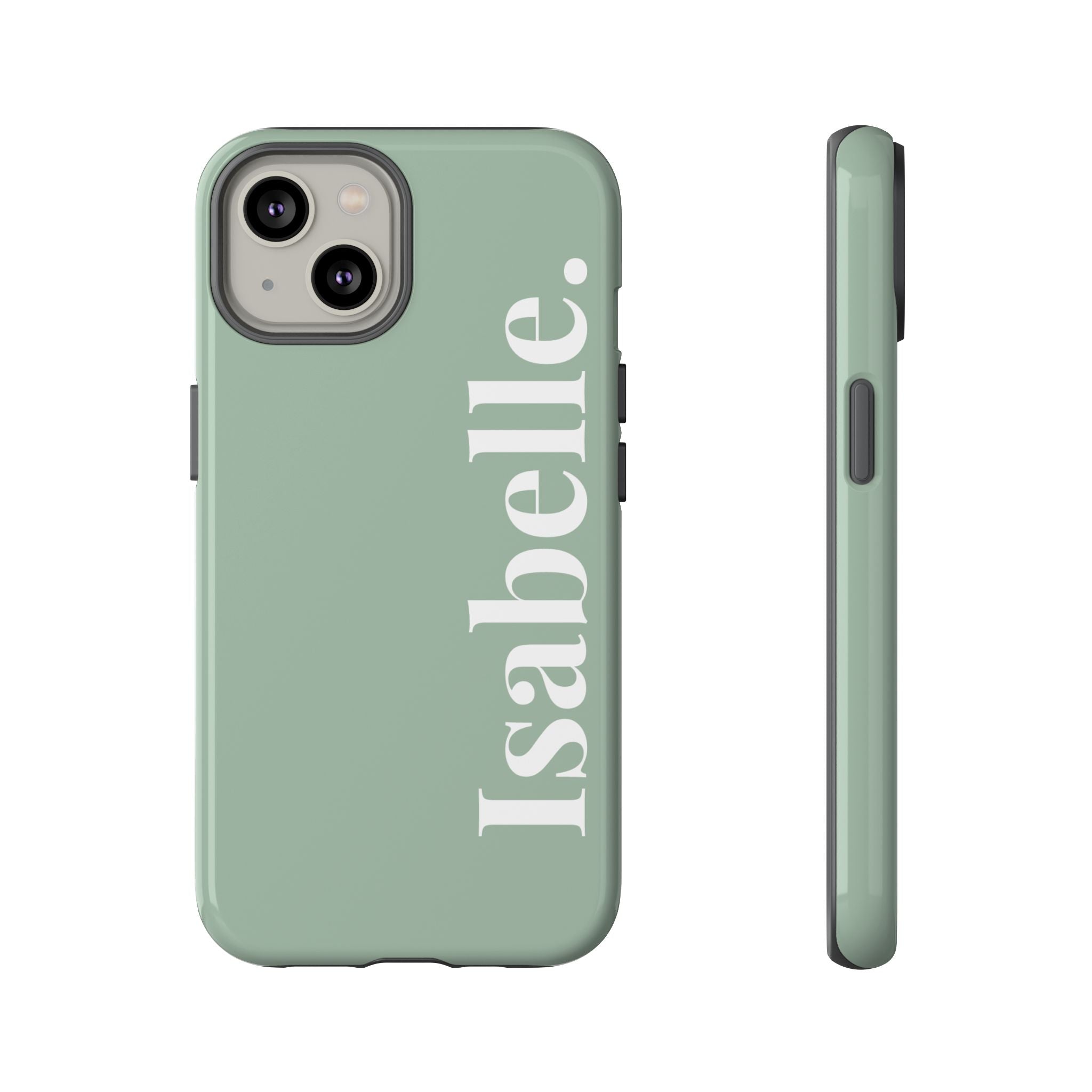 SALBEI BOLD NAME – Personalisierte Handyhülle mit Dual-Layer-Schutz
