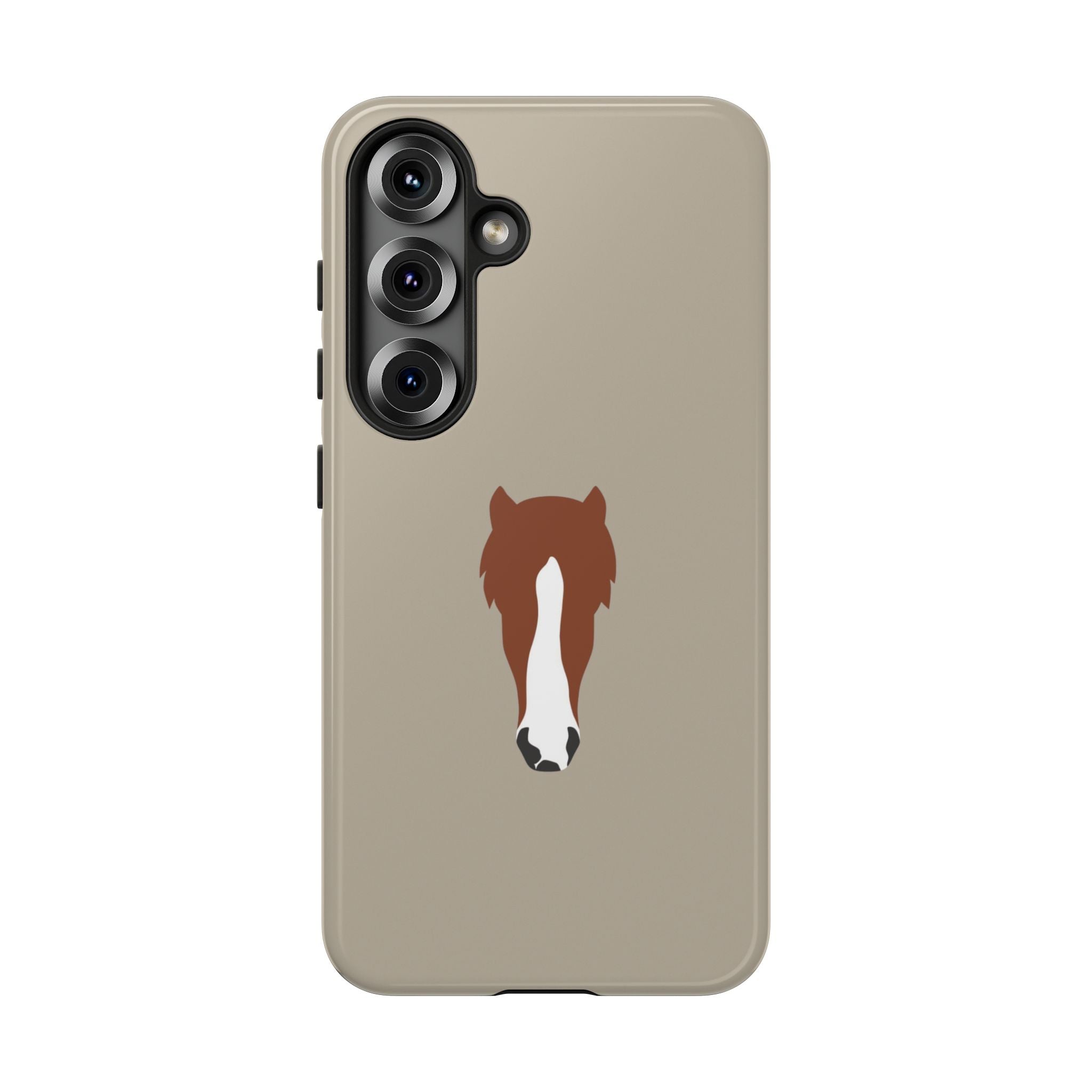 UNIQUE ANIMAL ART EDITION BEIGE – Personalisierte Handyhülle mit Dual-Layer-Schutz