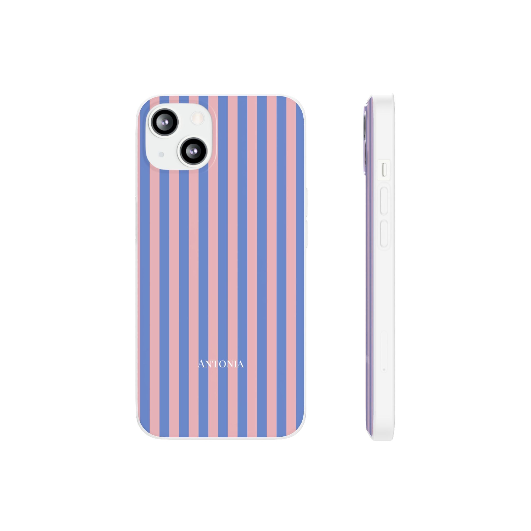 BLUE & BLUSH – Personalisierte Flex Handyhülle
