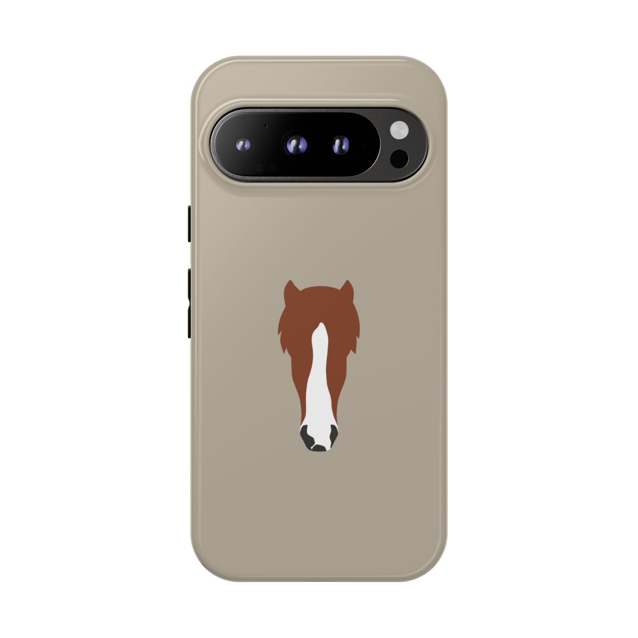 UNIQUE ANIMAL ART EDITION BEIGE – Personalisierte Handyhülle mit Dual-Layer-Schutz