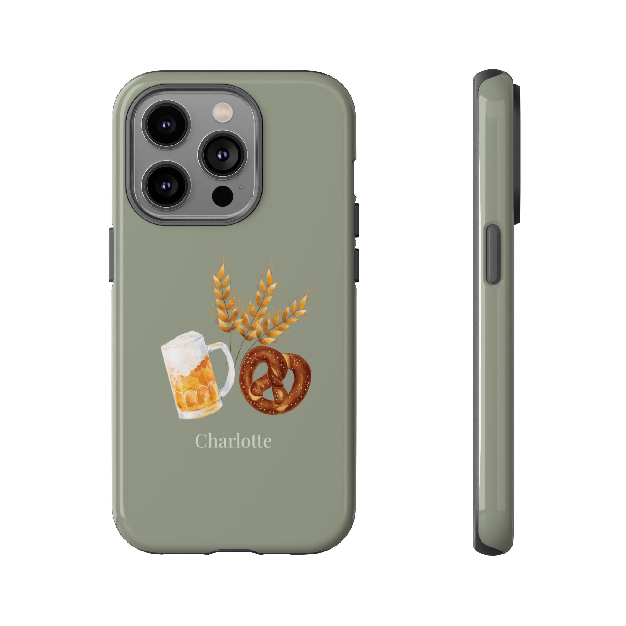 WIESN-SCHMANKERL SALBEI – Personalisierte Handyhülle mit Dual-Layer-Schutz