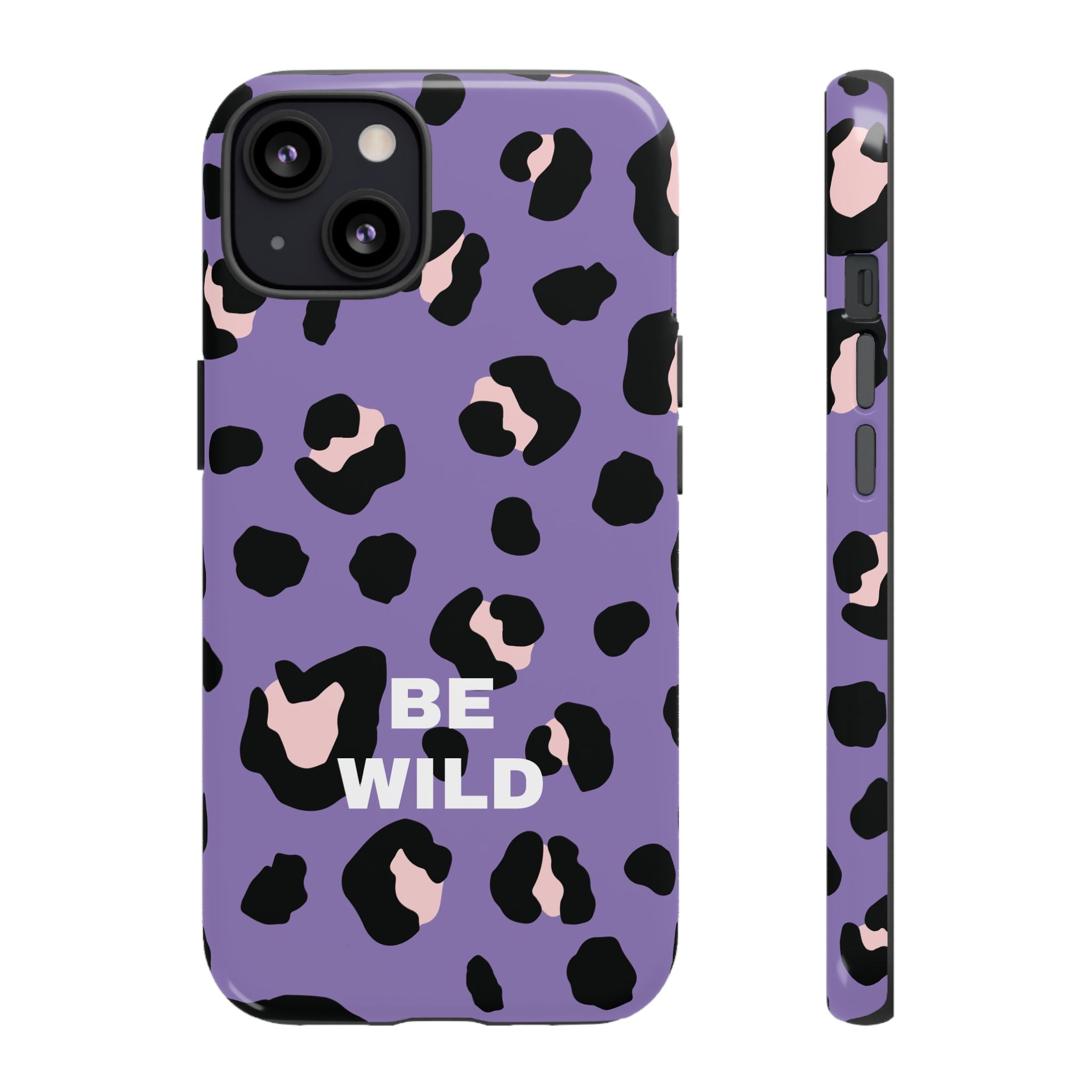 PURPLE LEO – Personalisierte Handyhülle mit Dual-Layer-Schutz