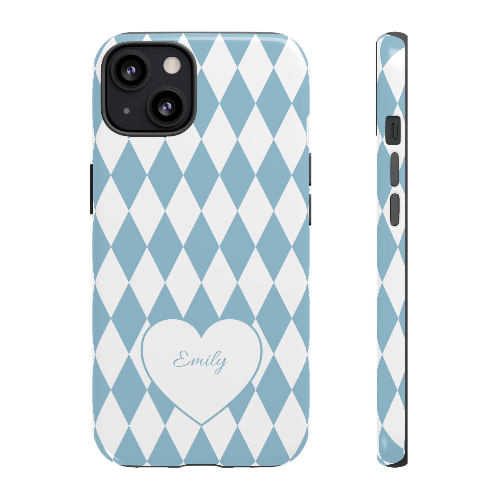 BAYERN HELLBLAU WEISS – Personalisierte Handyhülle mit Dual-Layer-Schutz