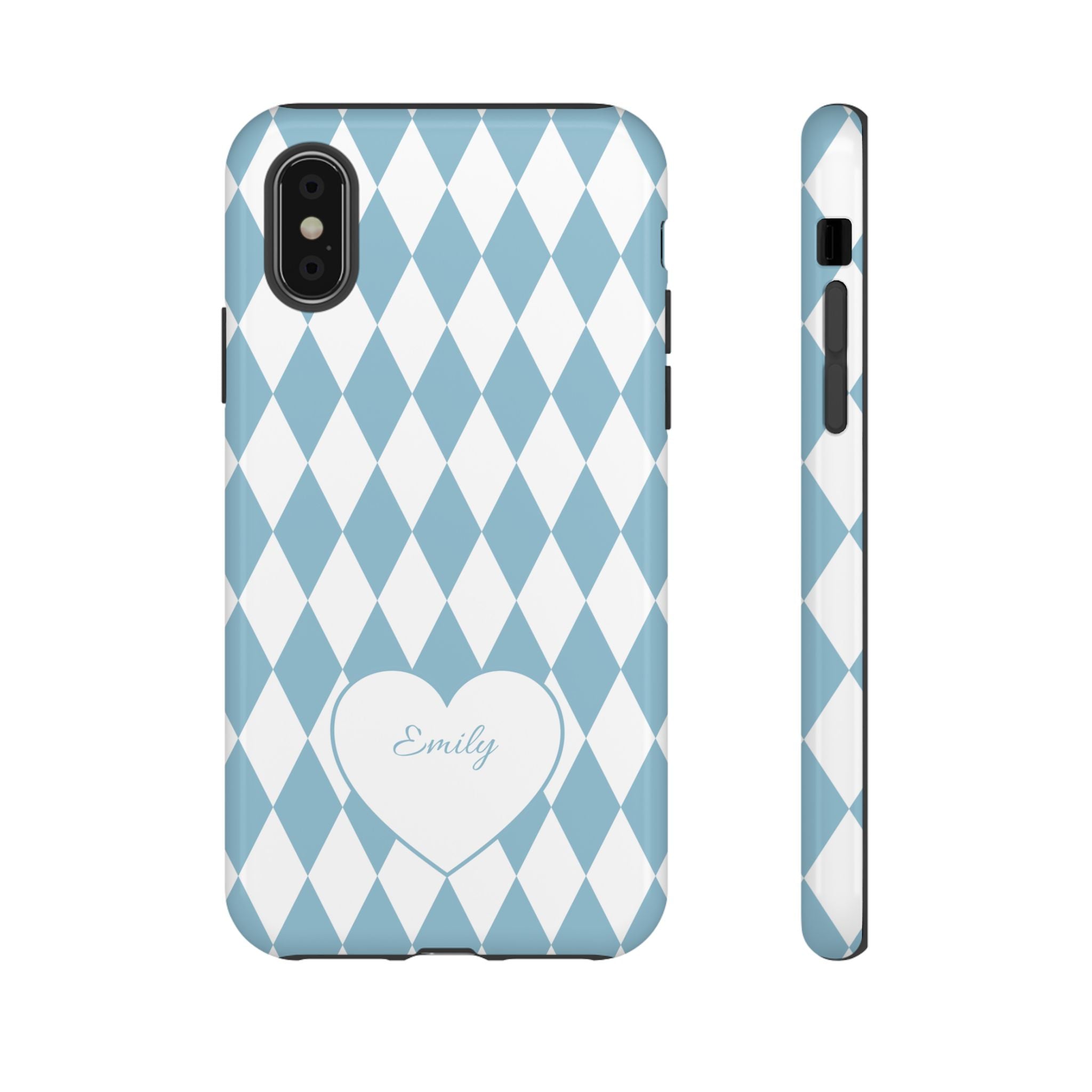 BAYERN HELLBLAU WEISS – Personalisierte Handyhülle mit Dual-Layer-Schutz