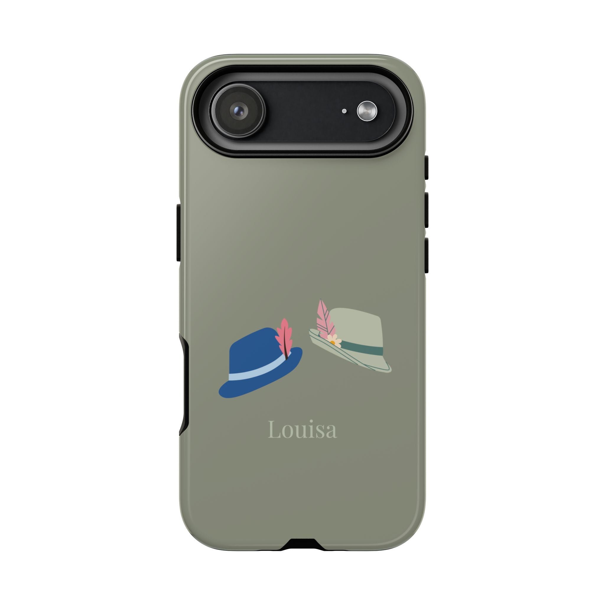 TRACHTENHÜTE SALBEI – Personalisierte Handyhülle mit Dual-Layer-Schutz