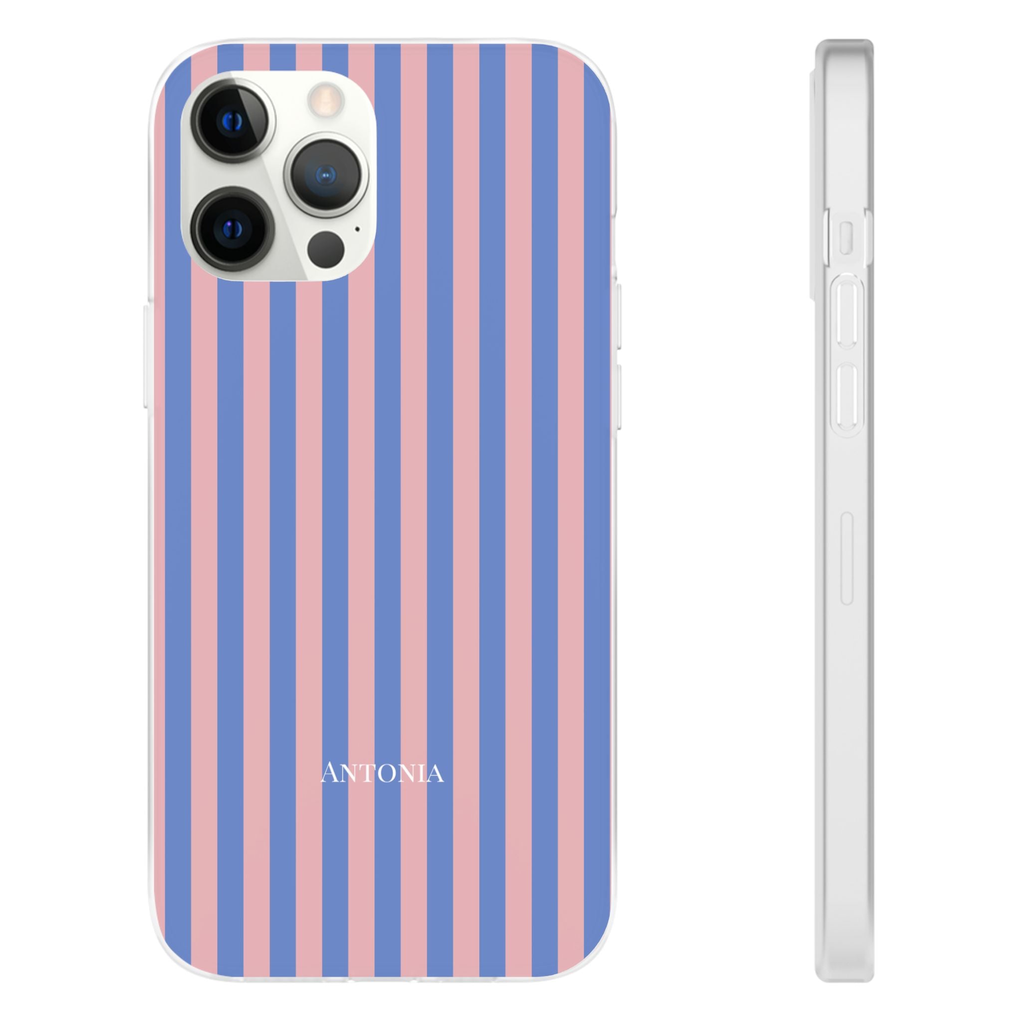 BLUE & BLUSH – Personalisierte Flex Handyhülle