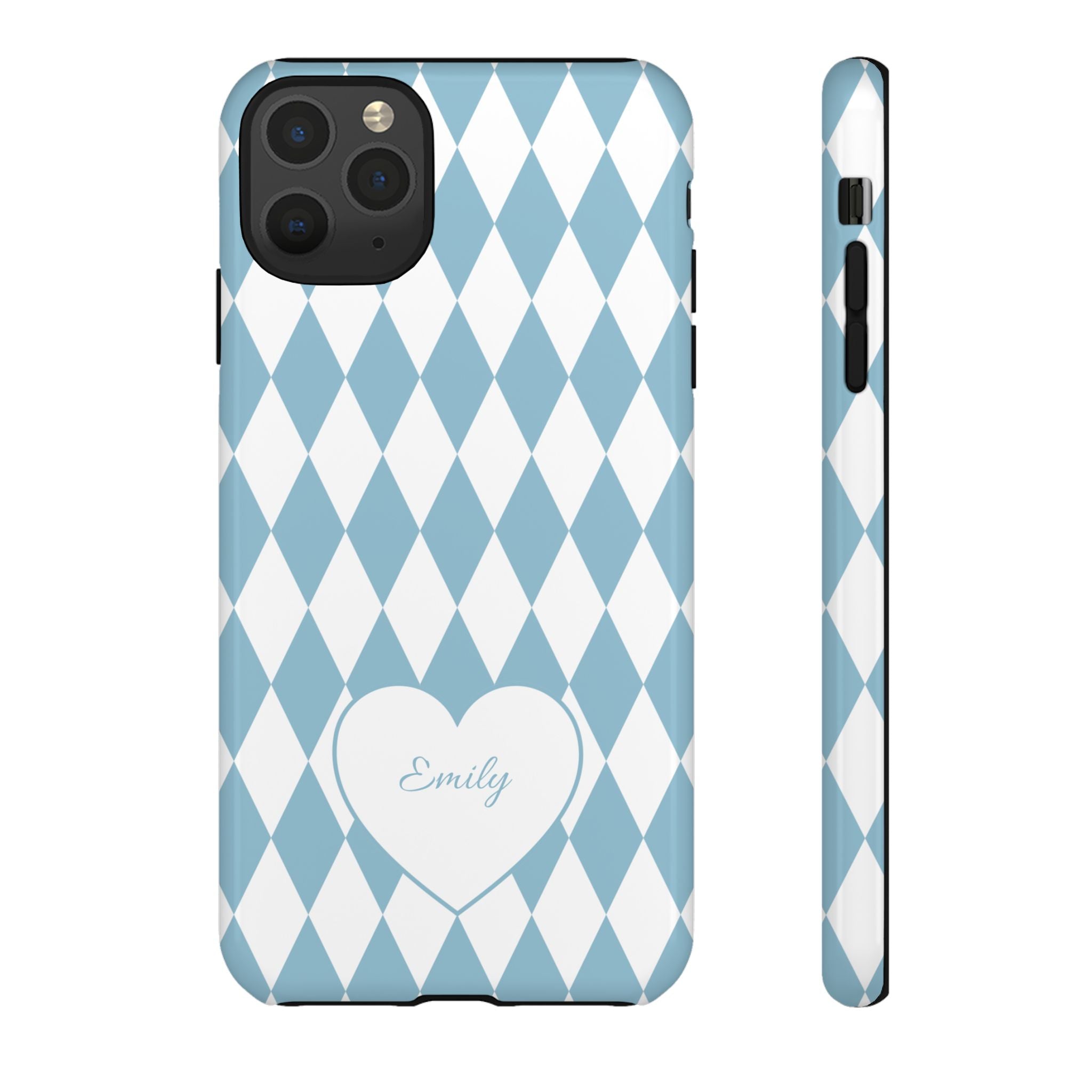 BAYERN HELLBLAU WEISS – Personalisierte Handyhülle mit Dual-Layer-Schutz