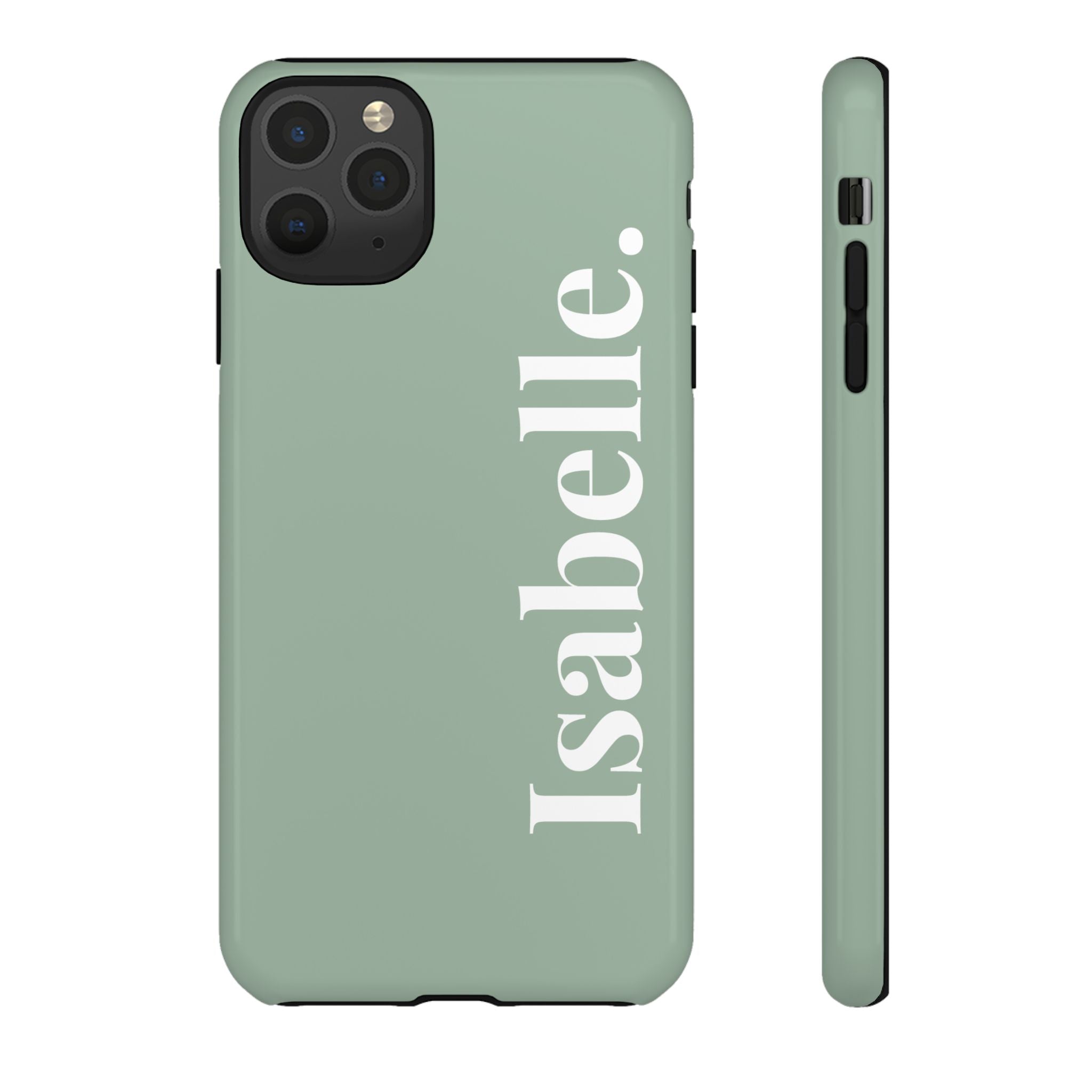 SALBEI BOLD NAME – Personalisierte Handyhülle mit Dual-Layer-Schutz
