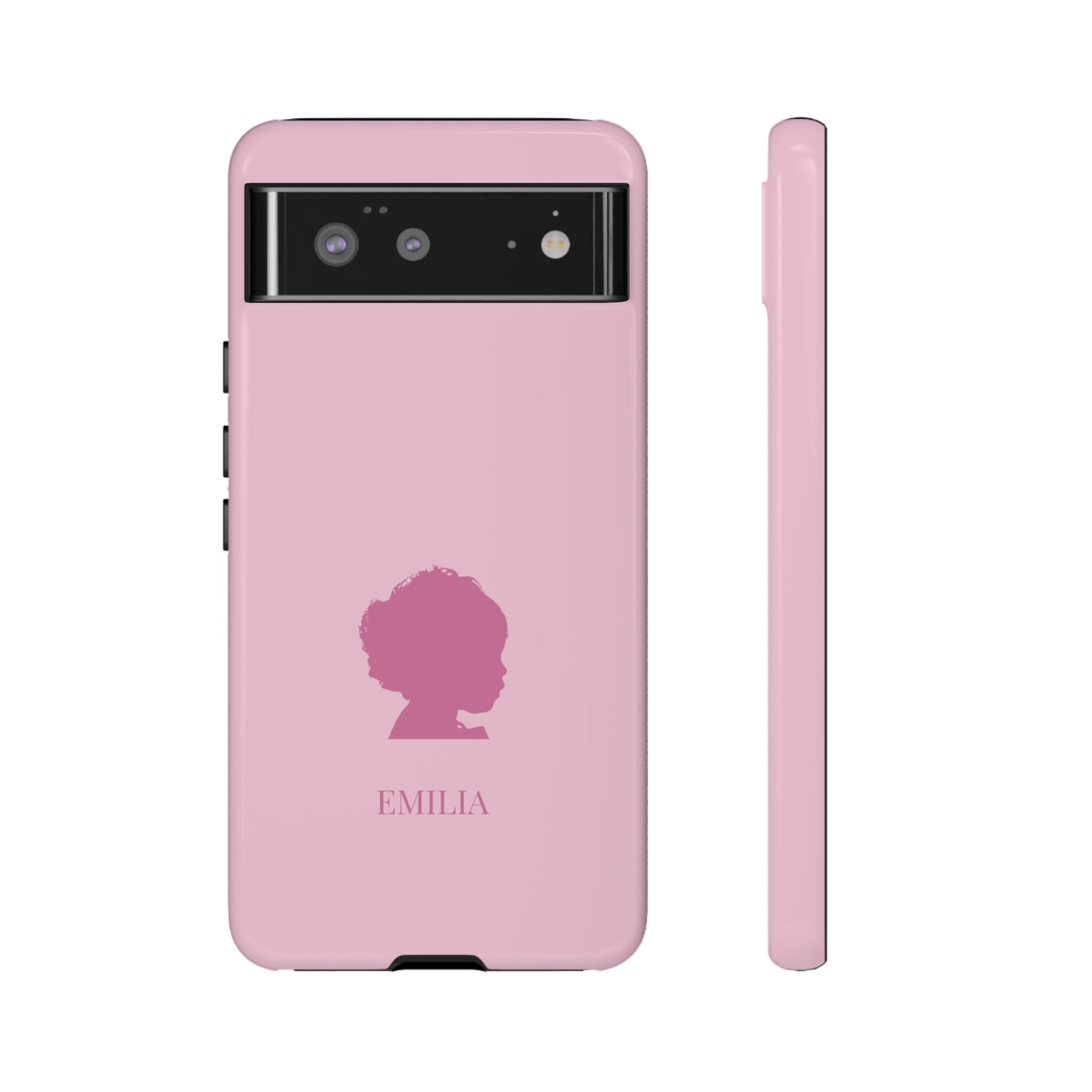 SILHOUETTE ROSE – Personalisierte Handyhülle mit Dual-Layer-Schutz