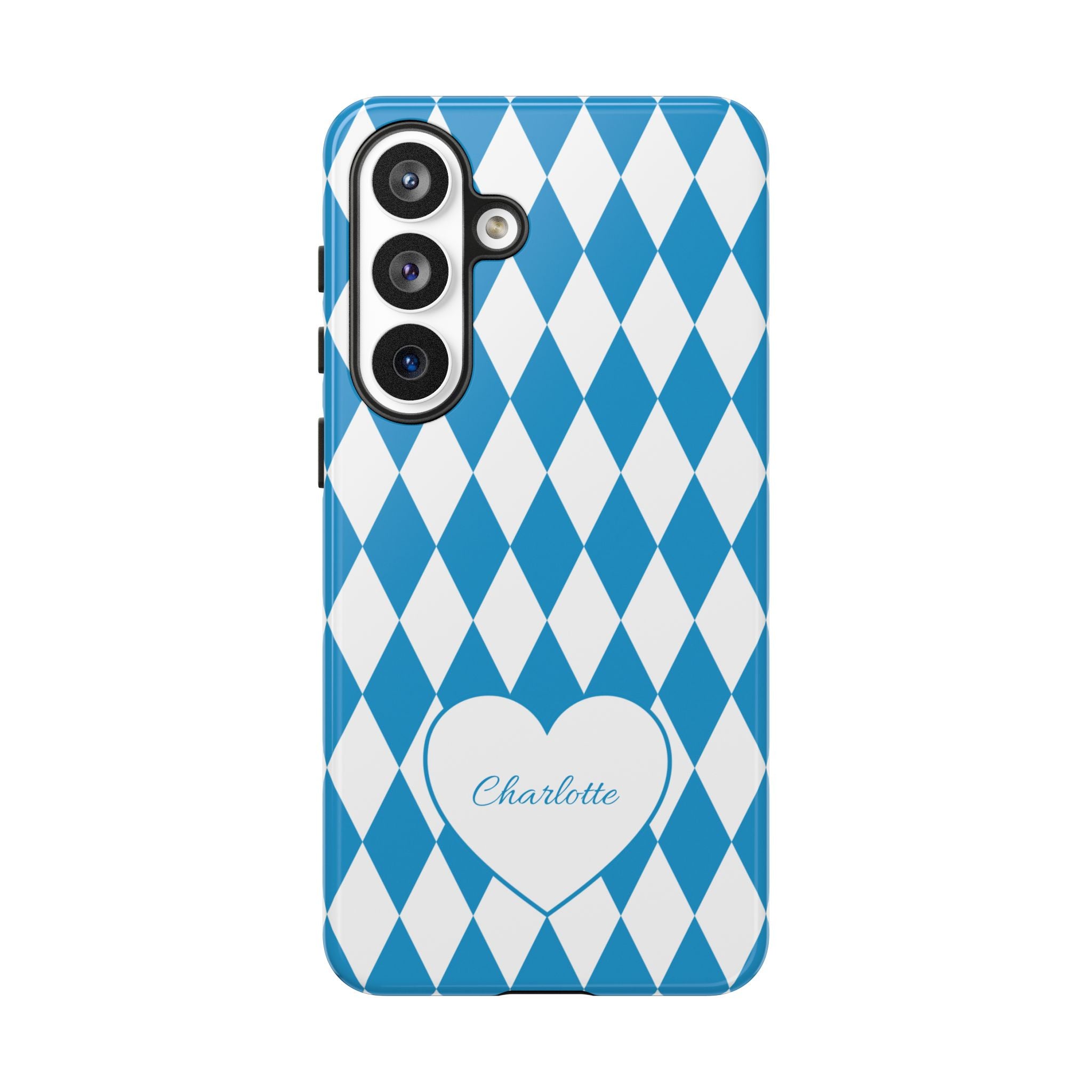 BAYERN BLAU WEISS – Personalisierte Handyhülle mit Dual-Layer-Schutz