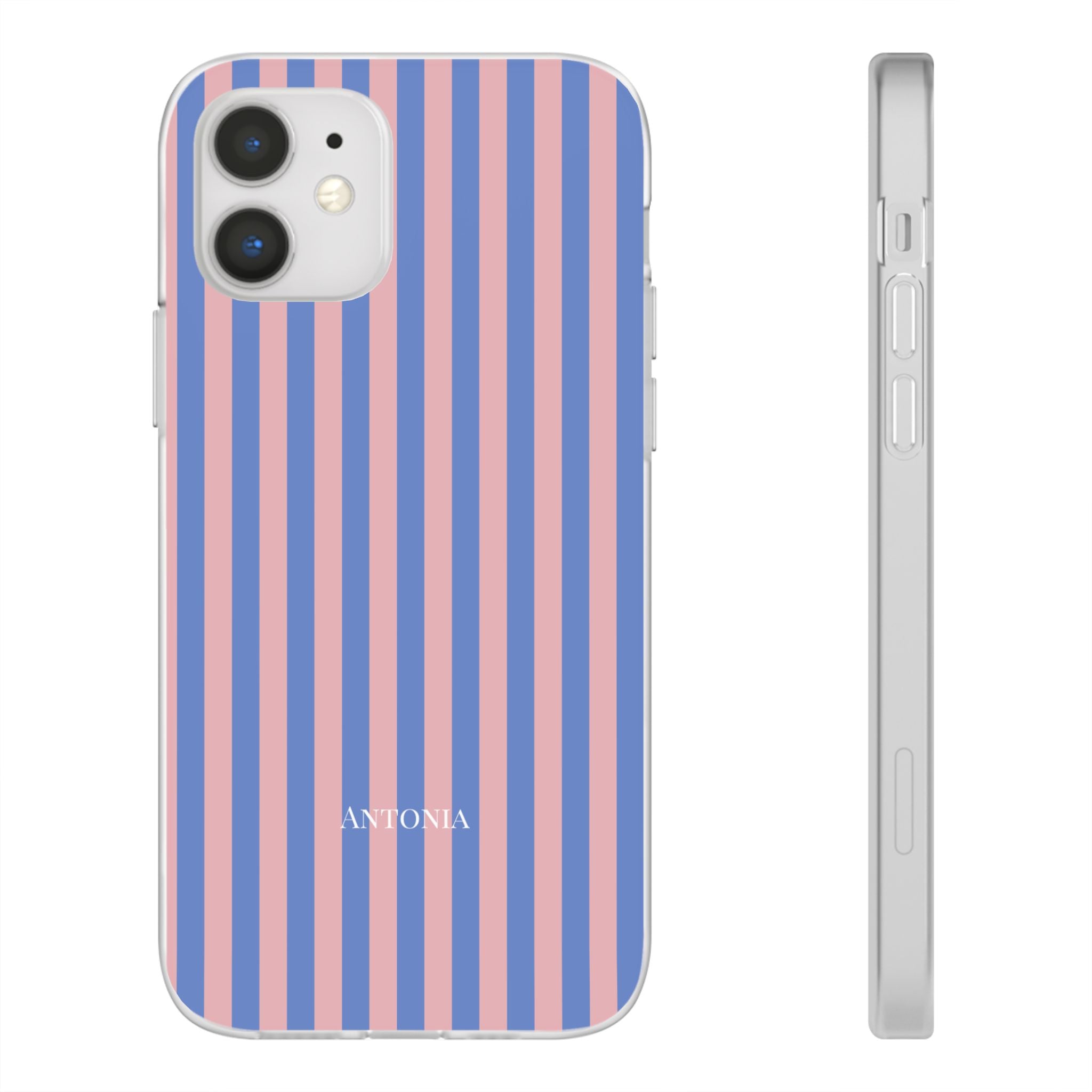 BLUE & BLUSH – Personalisierte Flex Handyhülle