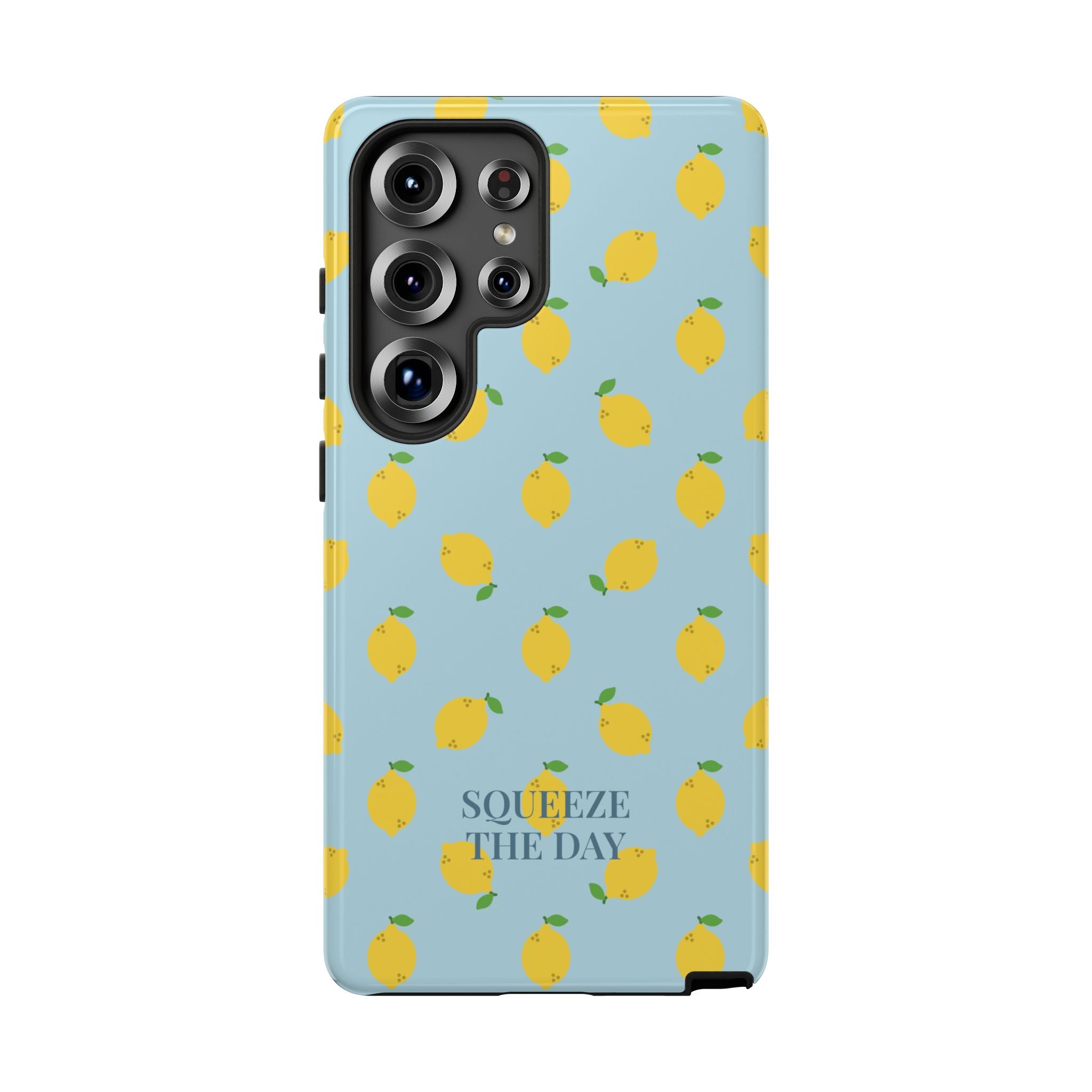 LEMONS BLUE SKY – Personalisierte Handyhülle mit Dual-Layer-Schutz