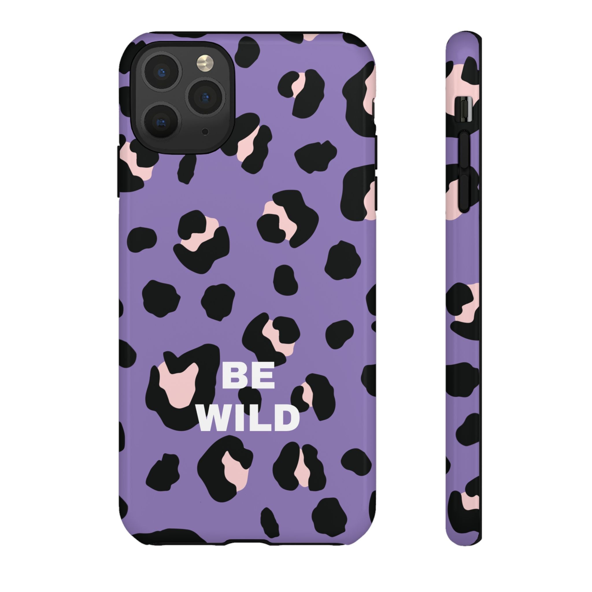 PURPLE LEO – Personalisierte Handyhülle mit Dual-Layer-Schutz