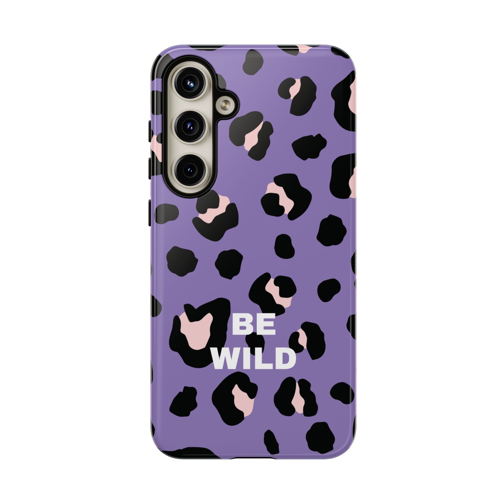 PURPLE LEO – Personalisierte Handyhülle mit Dual-Layer-Schutz