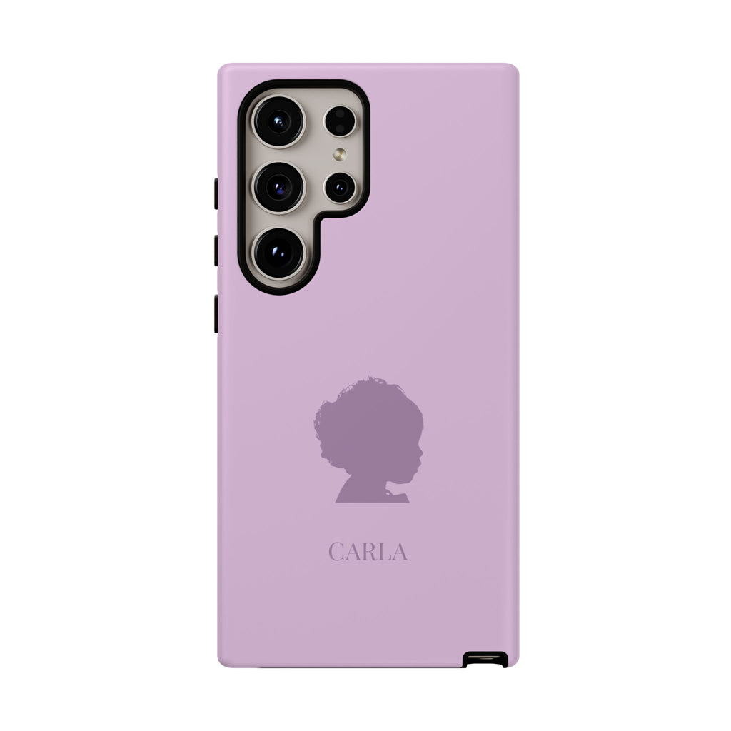 SILHOUETTE LAVENDEL – Personalisierte Handyhülle mit Dual-Layer-Schutz