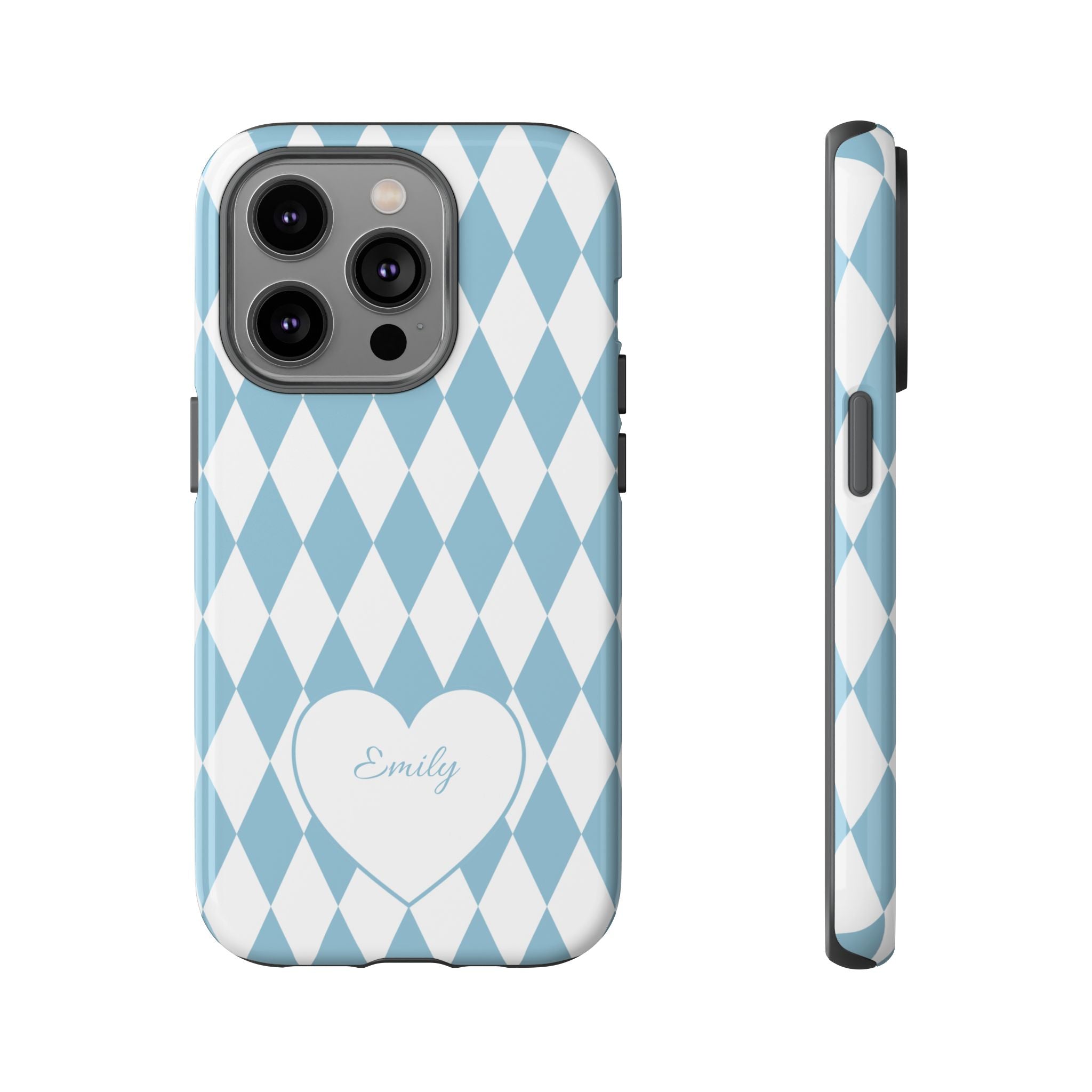 BAYERN HELLBLAU WEISS – Personalisierte Handyhülle mit Dual-Layer-Schutz
