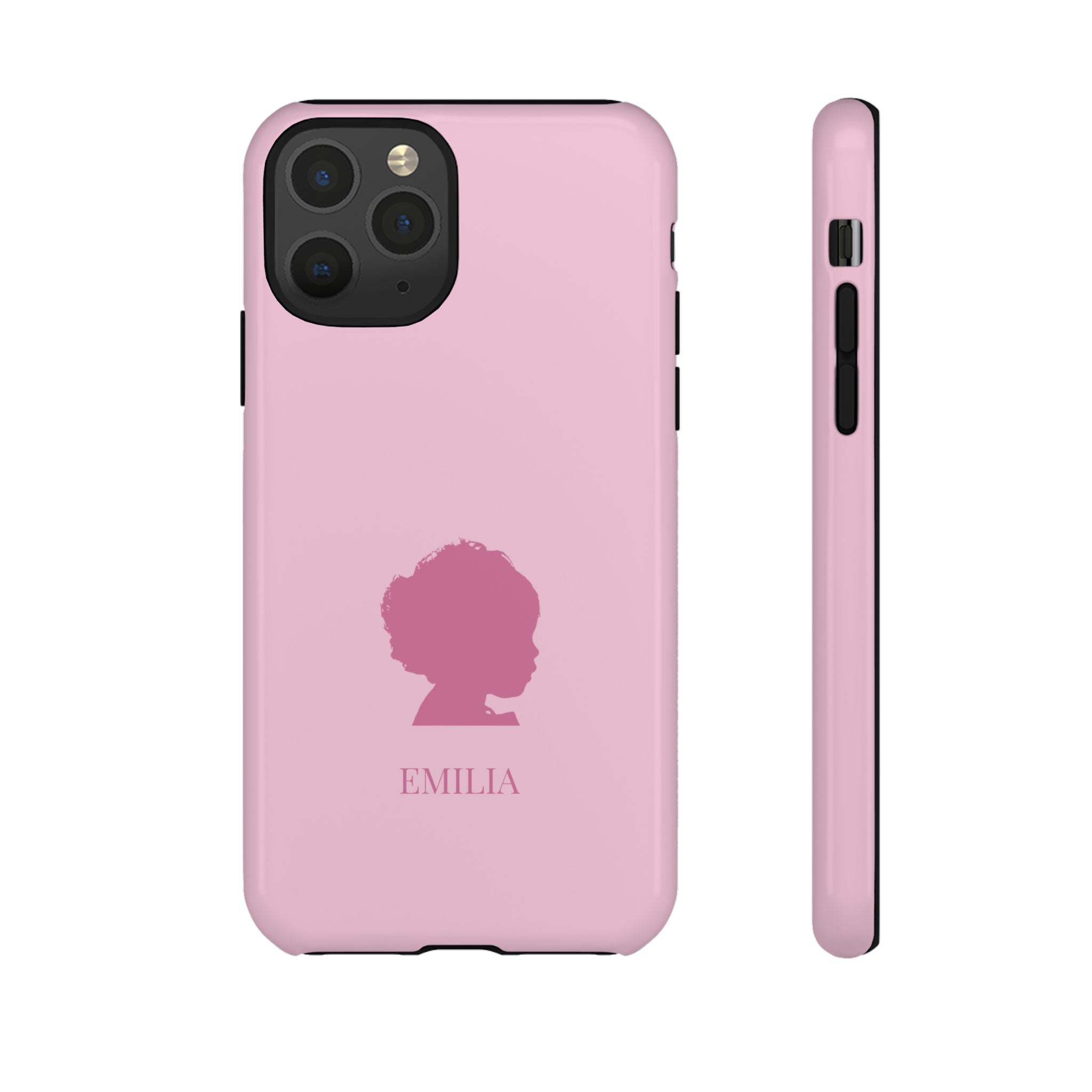 SILHOUETTE ROSE – Personalisierte Handyhülle mit Dual-Layer-Schutz