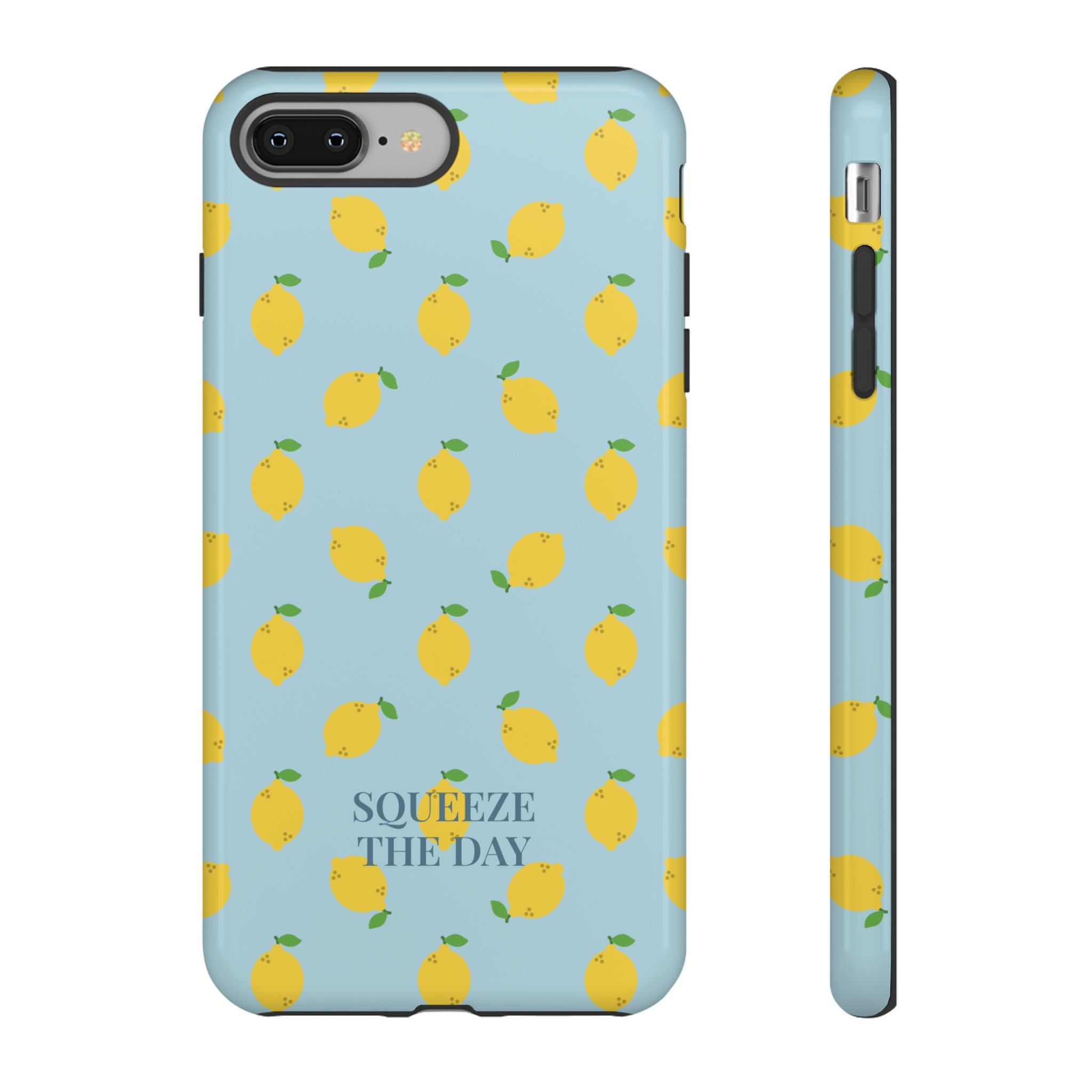 LEMONS BLUE SKY – Personalisierte Handyhülle mit Dual-Layer-Schutz