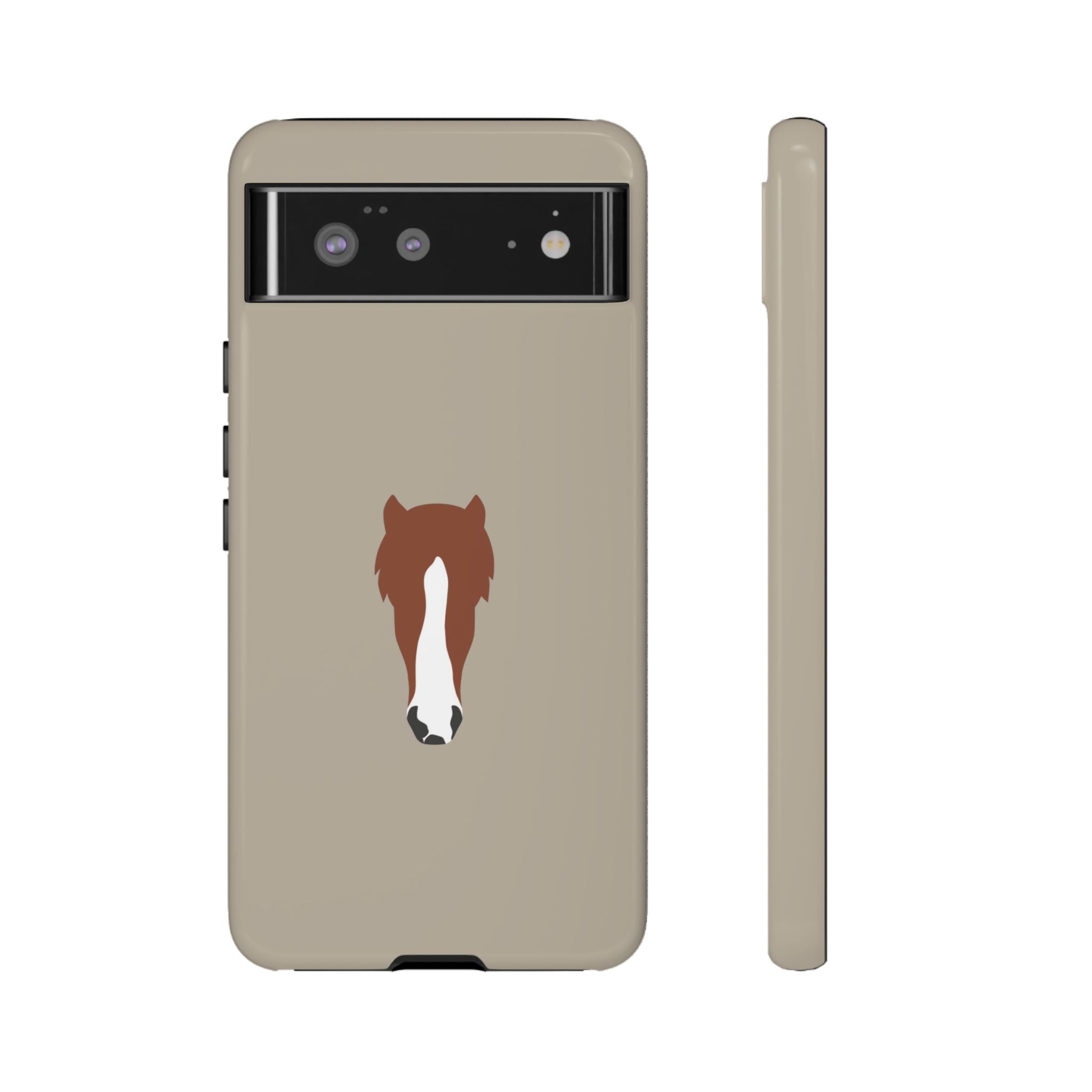 UNIQUE ANIMAL ART EDITION BEIGE – Personalisierte Handyhülle mit Dual-Layer-Schutz