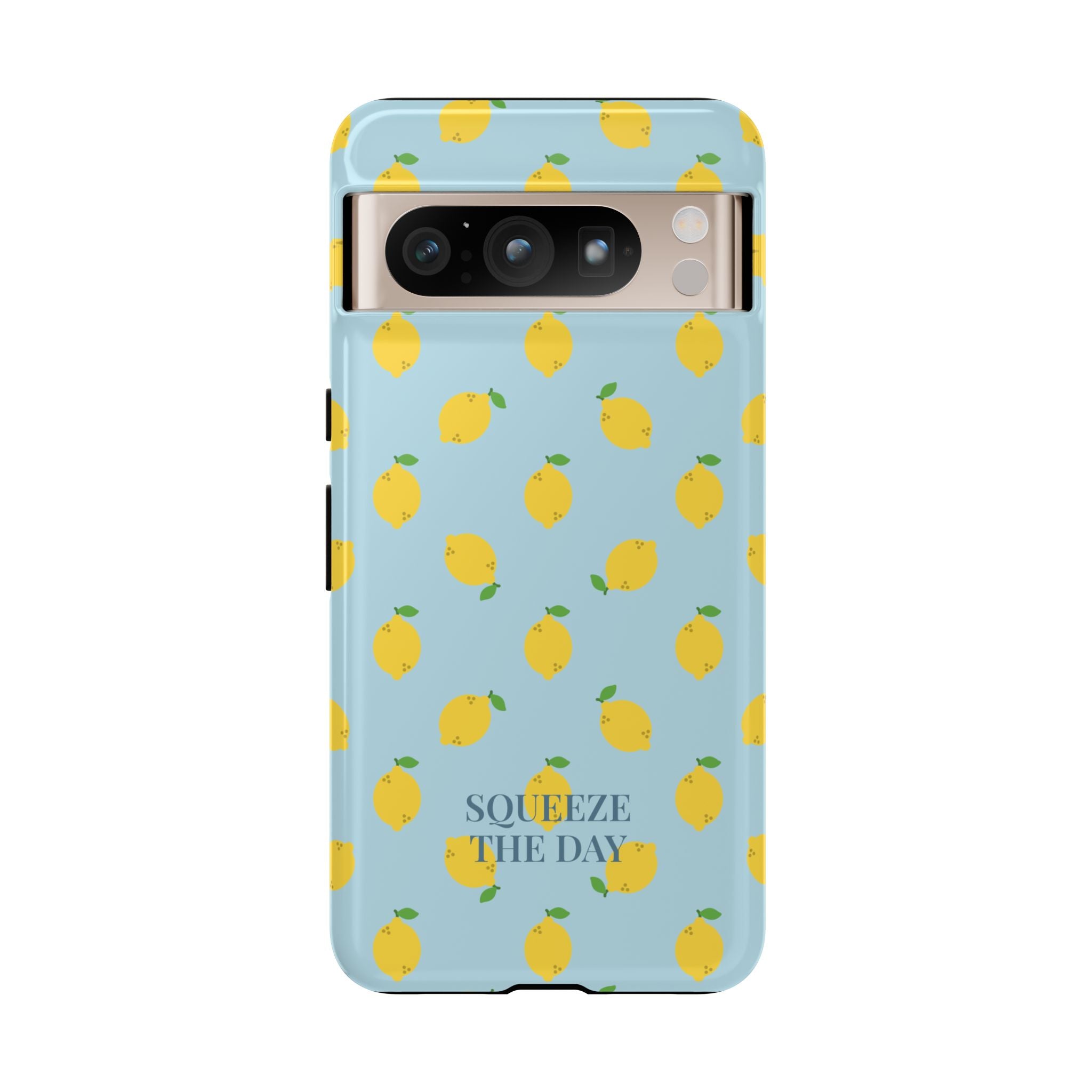 LEMONS BLUE SKY – Personalisierte Handyhülle mit Dual-Layer-Schutz