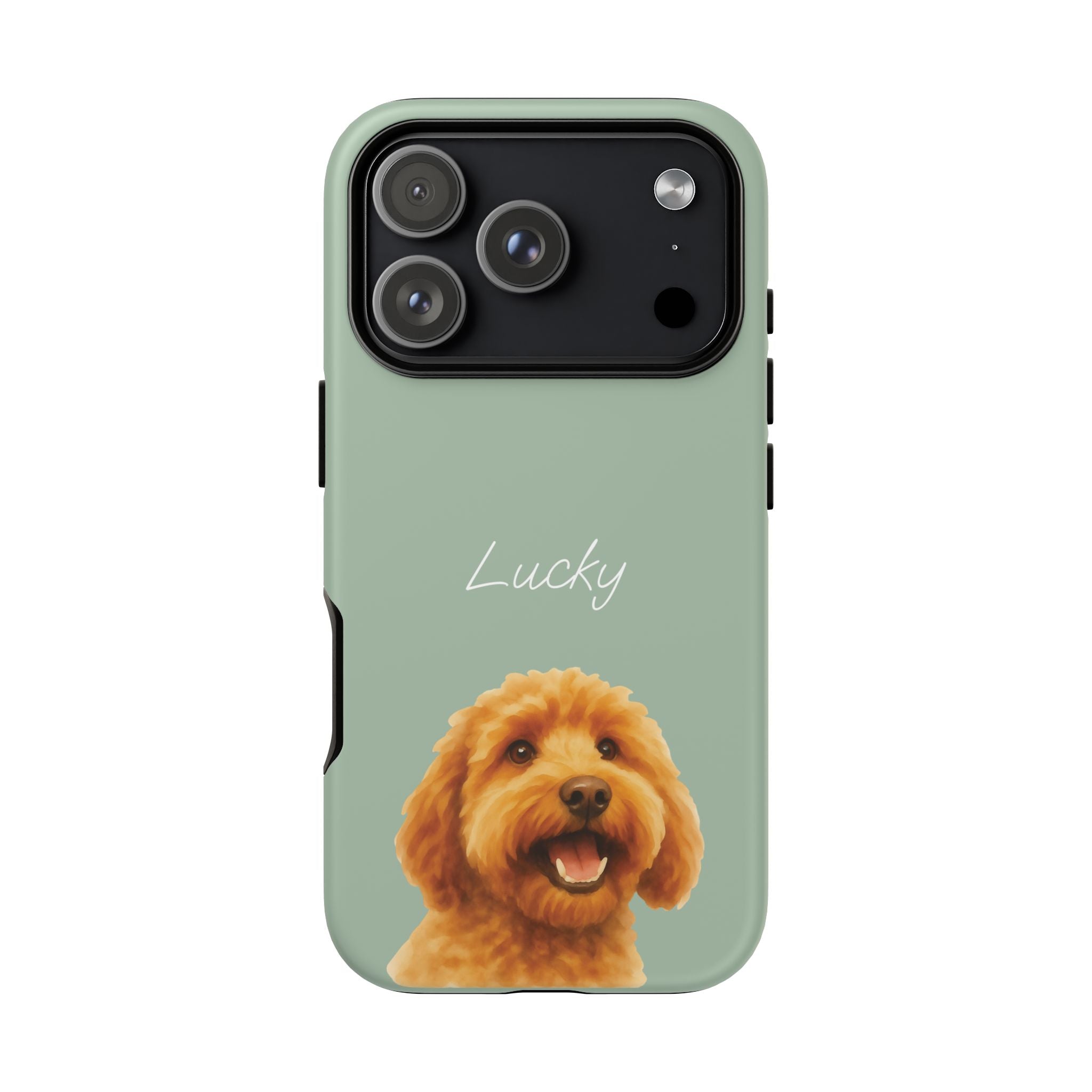 PET AQUARELL SALBEI – Personalisierte Handyhülle mit Dual-Layer-Schutz