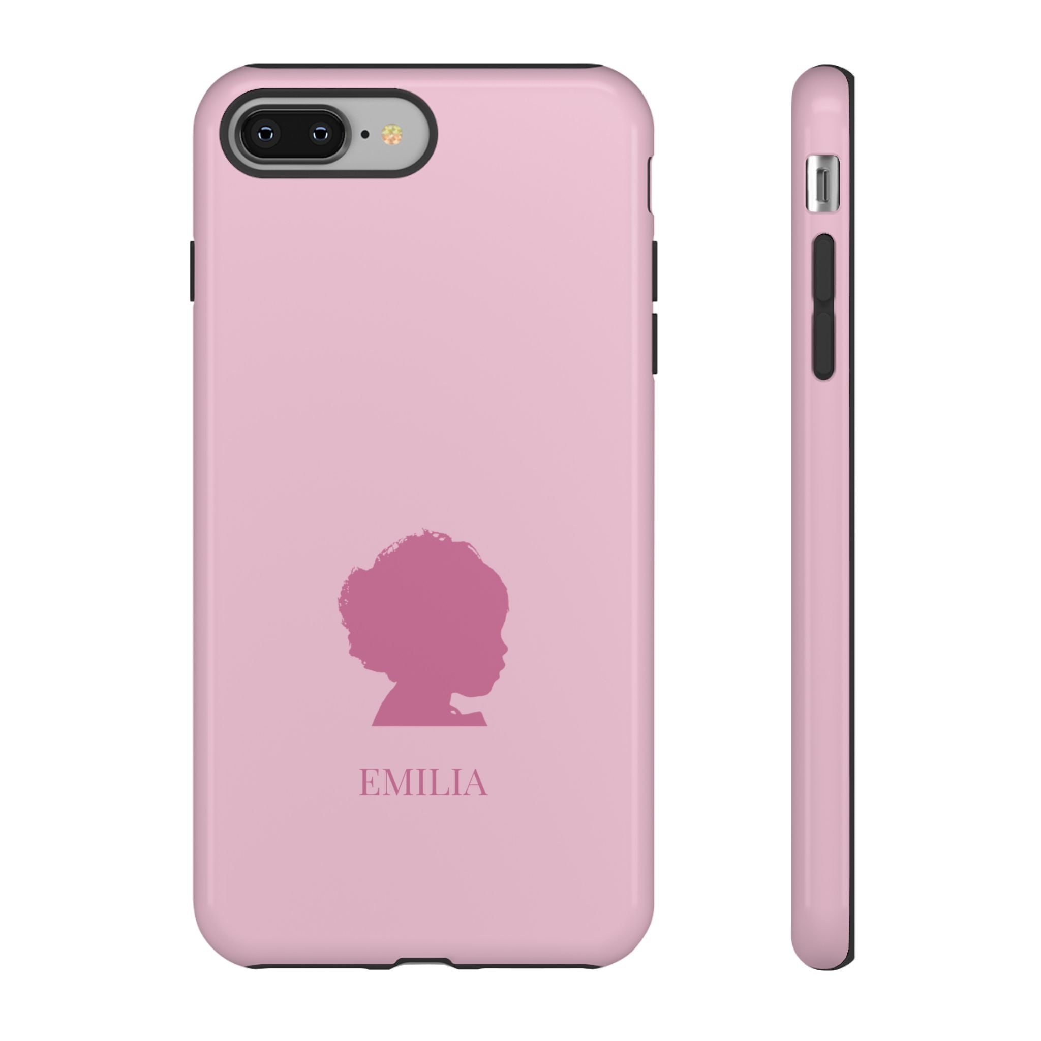 SILHOUETTE ROSE – Personalisierte Handyhülle mit Dual-Layer-Schutz