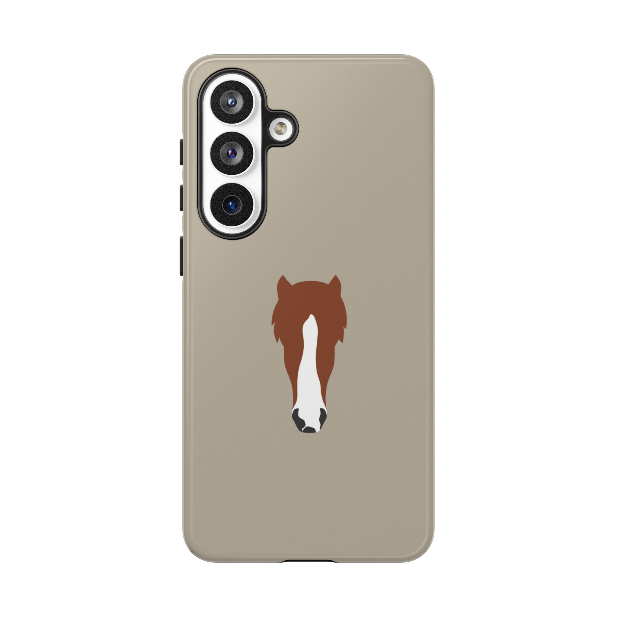UNIQUE ANIMAL ART EDITION BEIGE – Personalisierte Handyhülle mit Dual-Layer-Schutz